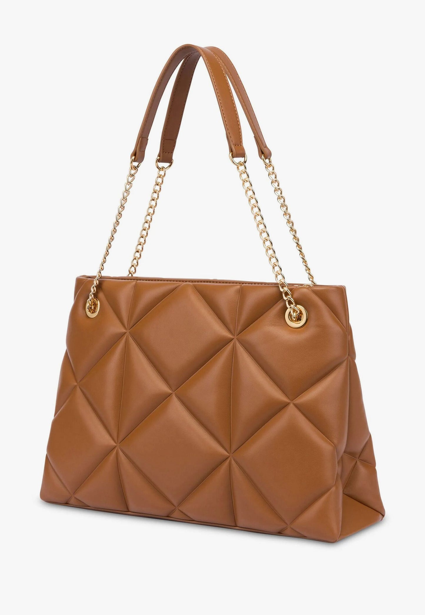 LOVE MOSCHINO - Borsa A spalla Embossed Grande Cammello