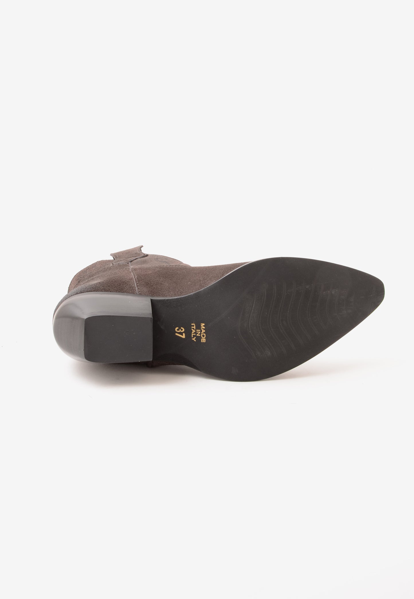 DIVINE FOLLIE - Stivaletto Texano Velour Carbone