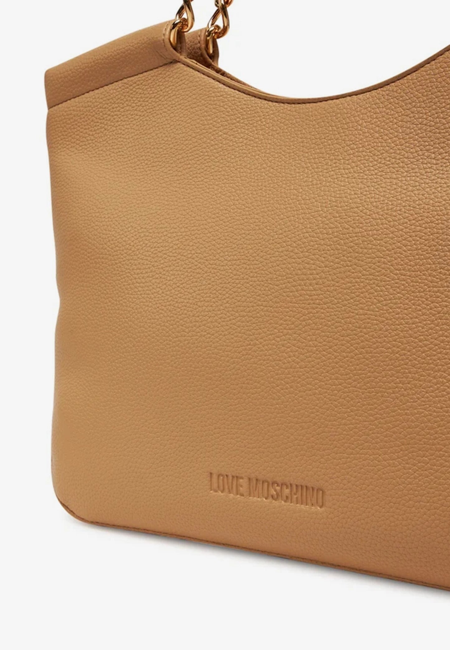 LOVE MOSCHINO - Shopping Bag Lettering Sabbia