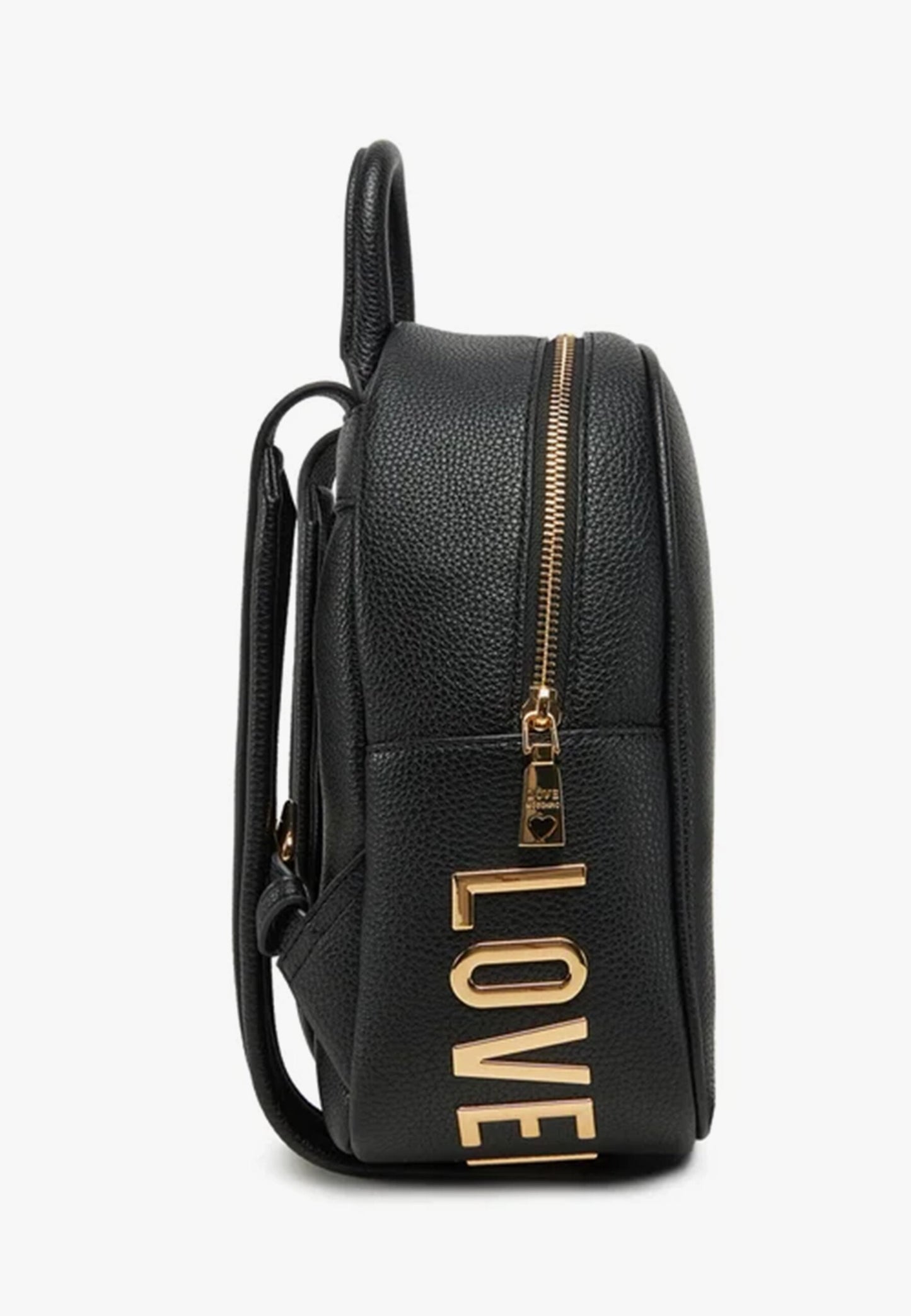 LOVE MOSCHINO - Zaino Lettering Nero Gold