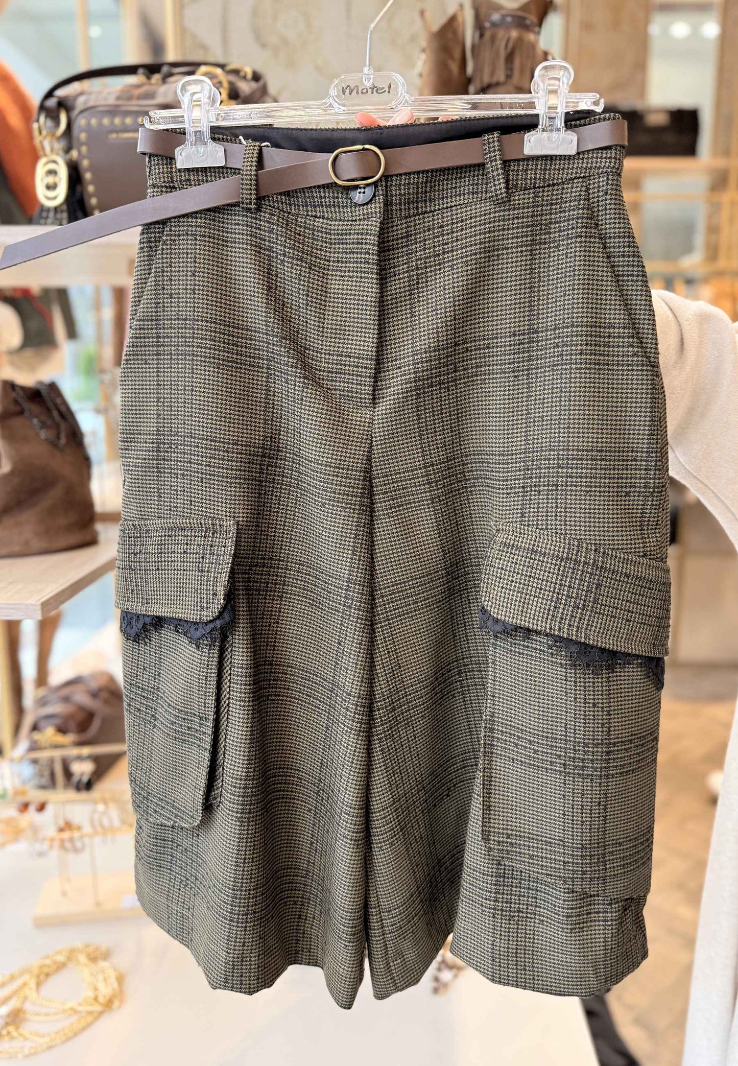 MOTEL - Bermuda Cargo Tartan Militare
