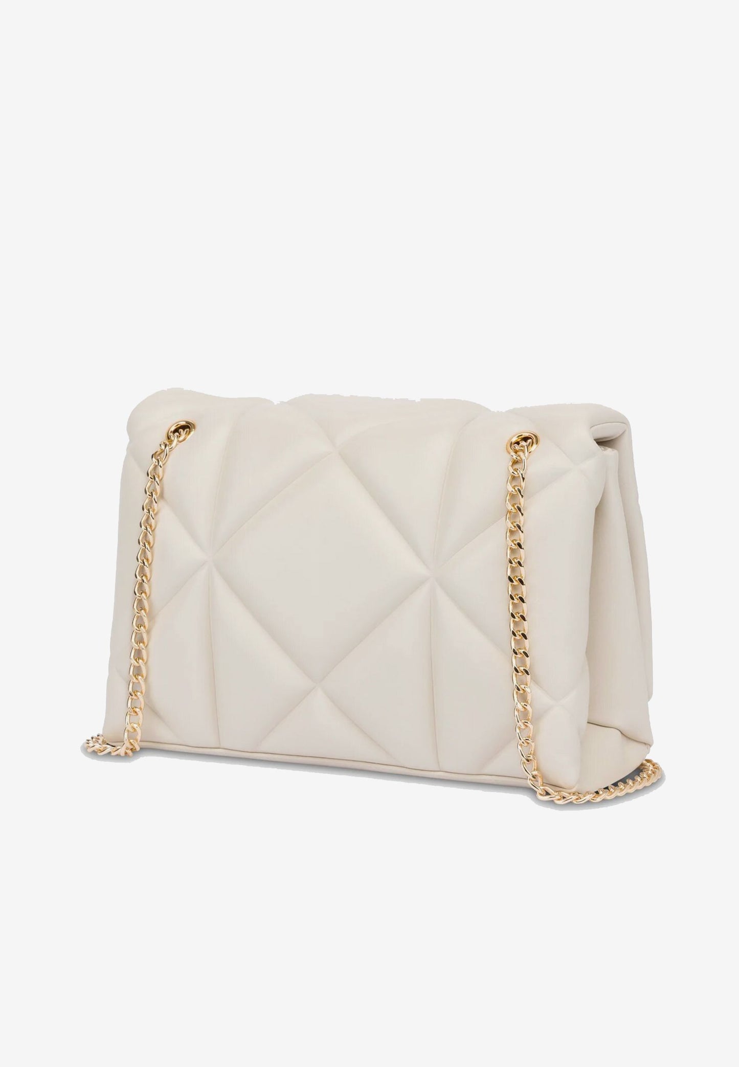 LOVE MOSCHINO - Borsetta A Tracolla Embossed Avorio