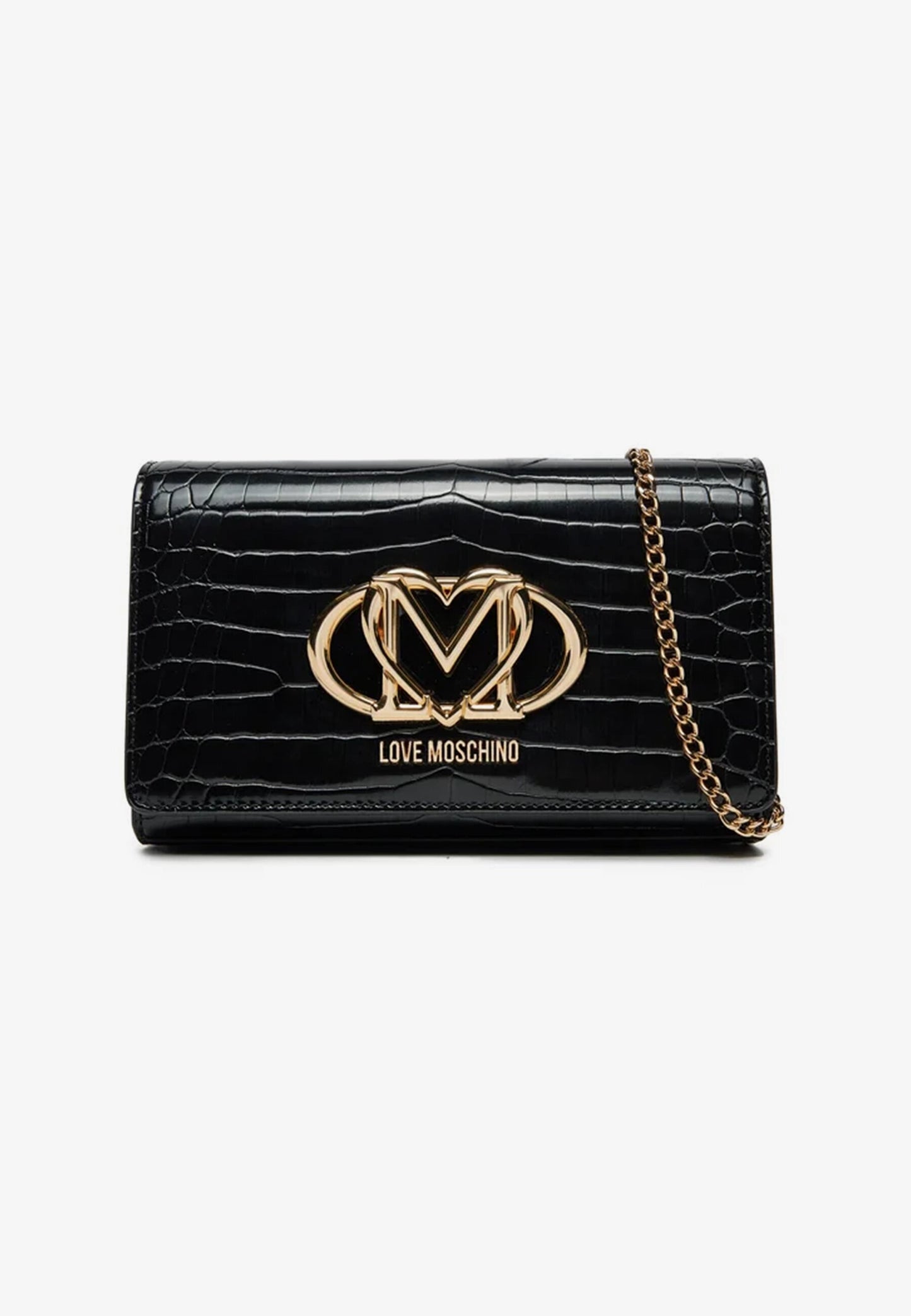LOVE MOSCHINO - Borsetta A Tracolla Cuore Nero