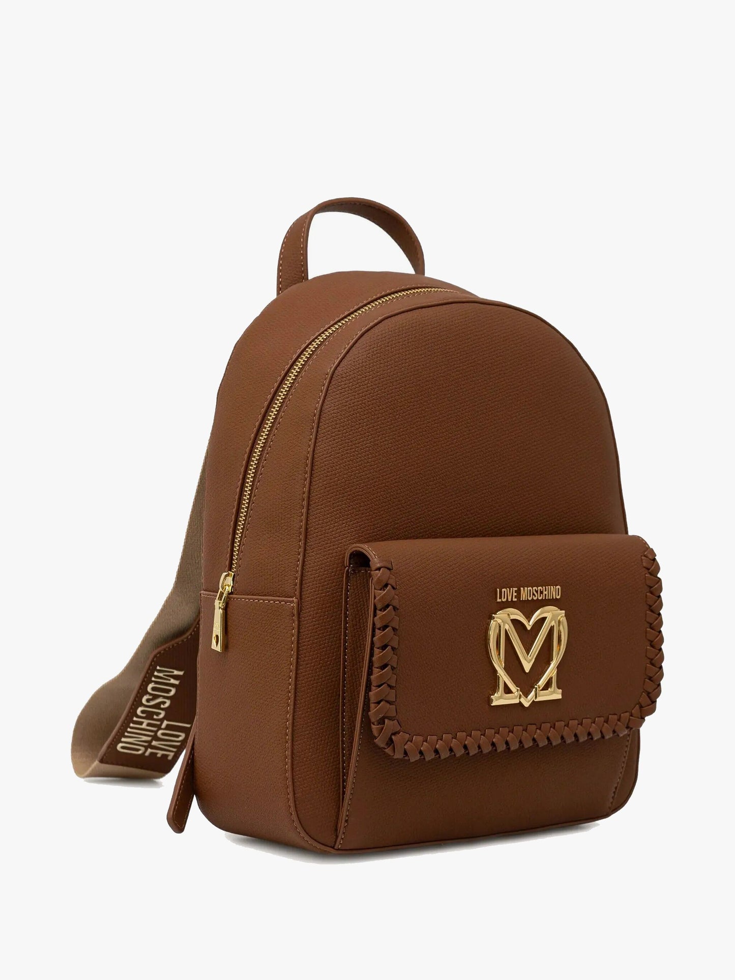 LOVE MOSCHINO - Zaino Cuore Cammello