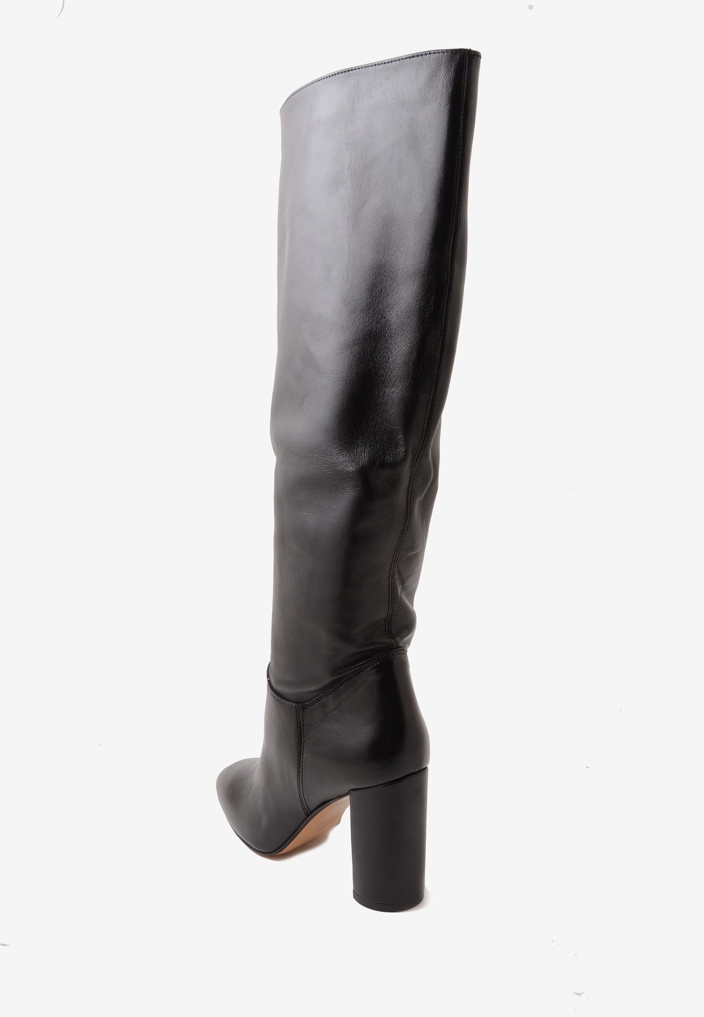 DIVINE FOLLIE - Stivale Alto In Nappa Nero