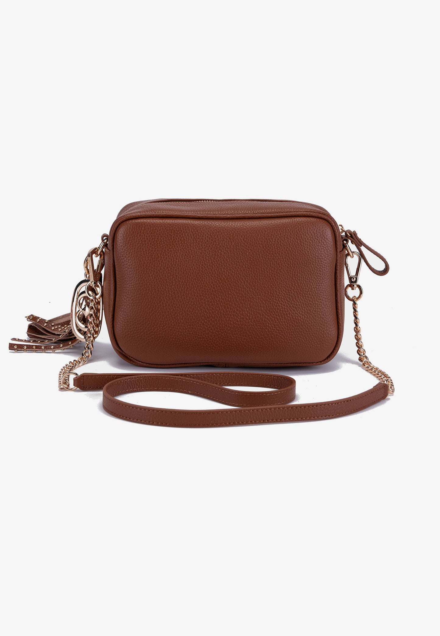 LA CARRIE - Borsa A Tracolla Borchie Cuoio