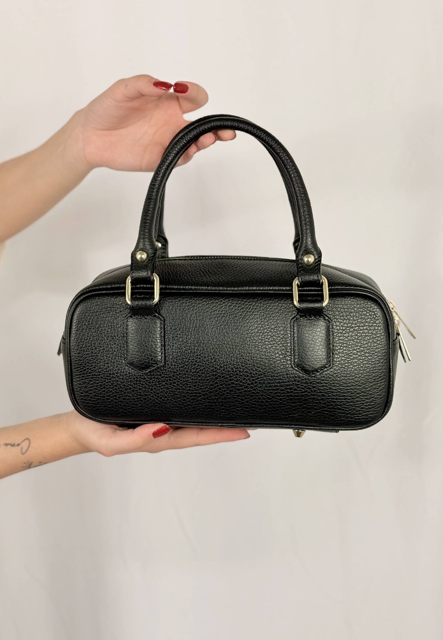 NUNZIA - Borsa A Mano HANNA Cavallino Micro Leopardato