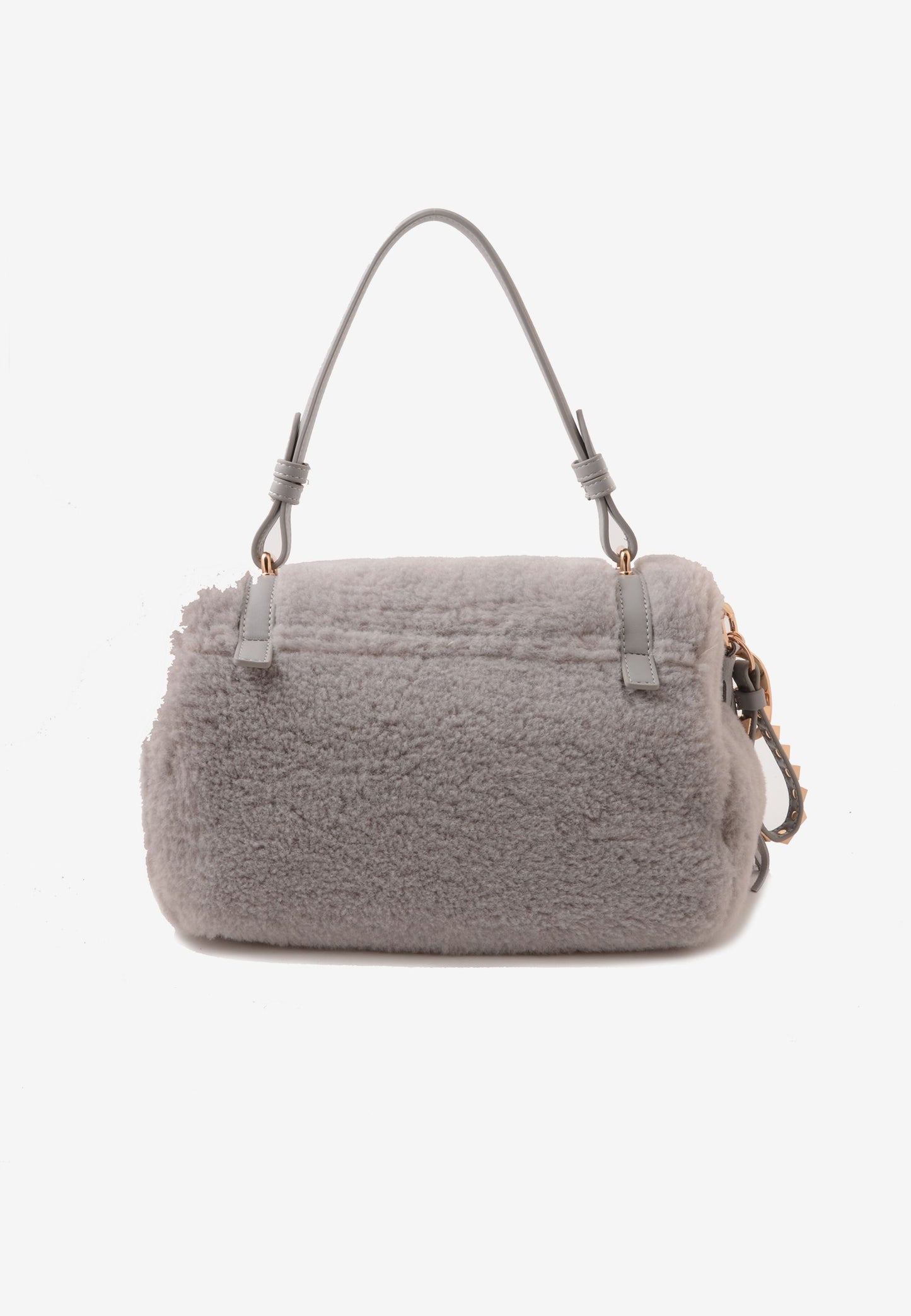 LA CARRIE - Shopping Bag Teddy Grigio