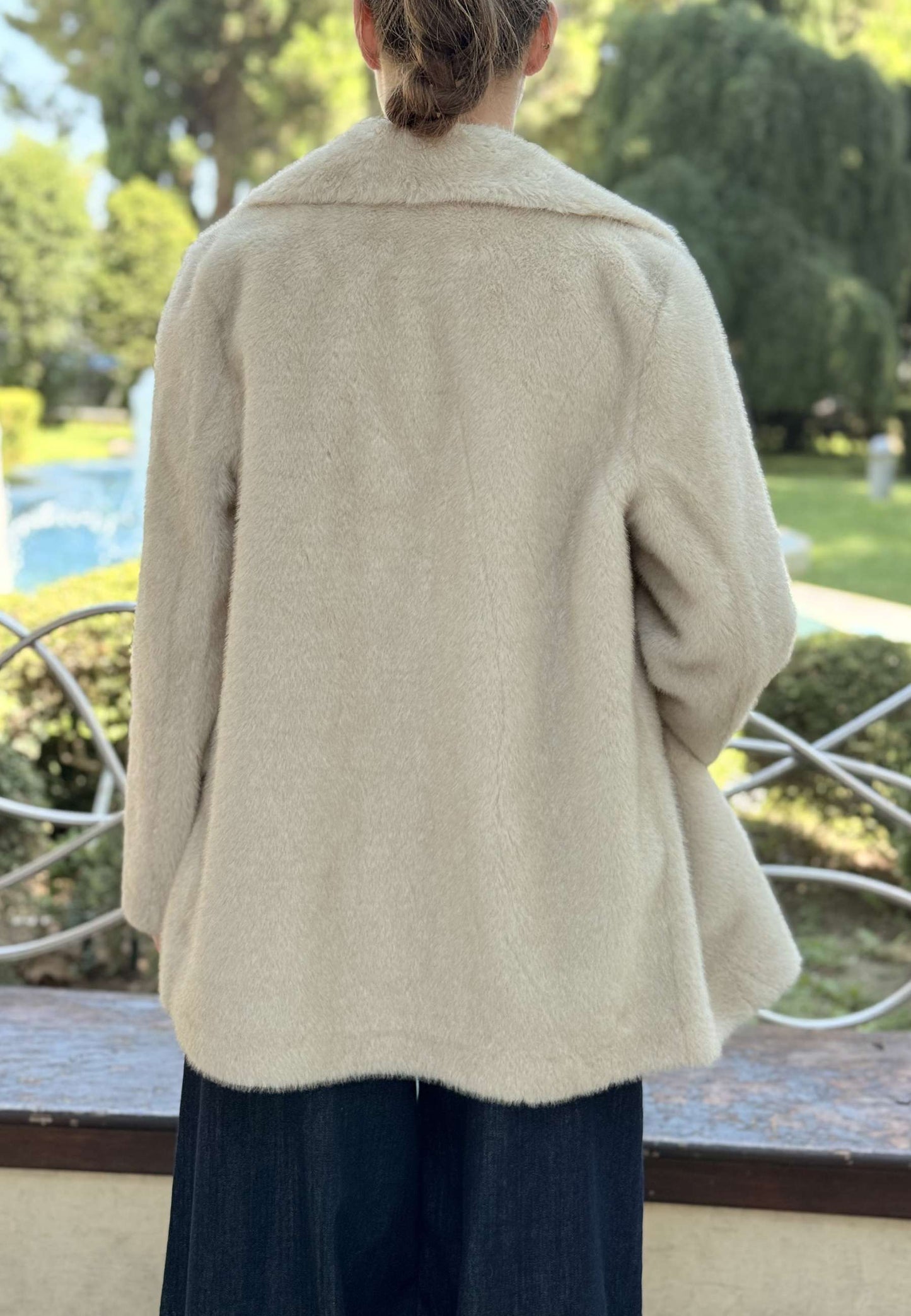 ALEX & MAX - Giacca In Ecopelliccia Beige
