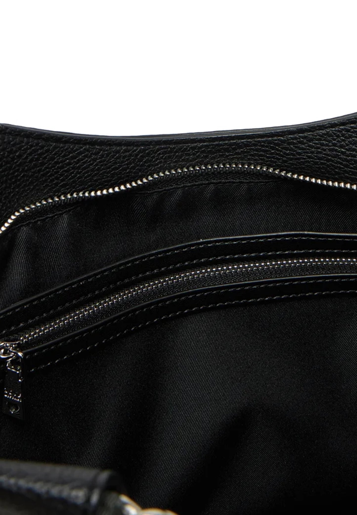 LOVE MOSCHINO - Shopping Bag Lettering Nero Silver