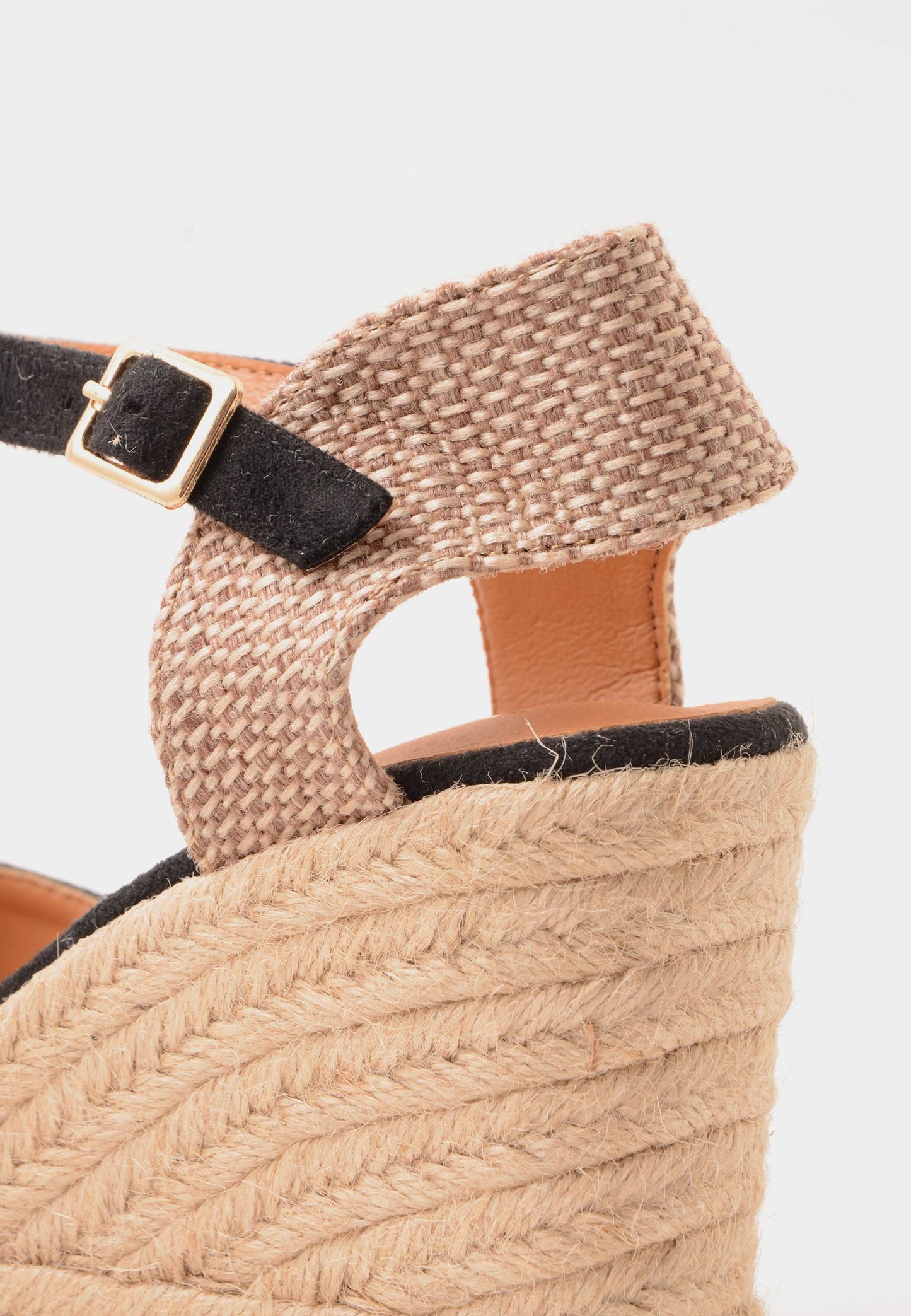 DIVINE FOLLIE - Espadrillas Zeppa Camoscio Nero