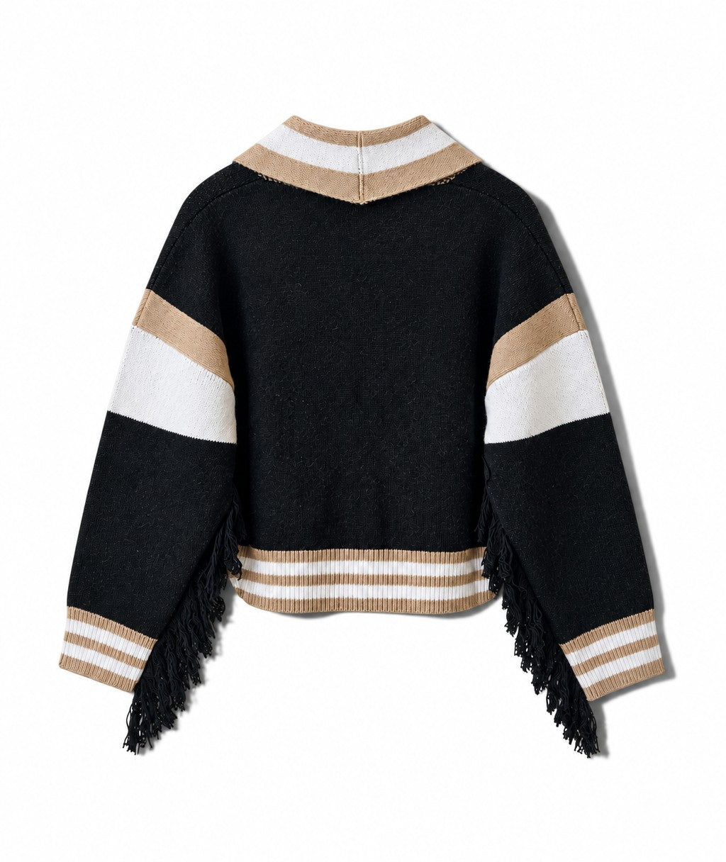 MOTEL - Cardigan Boomber Nero