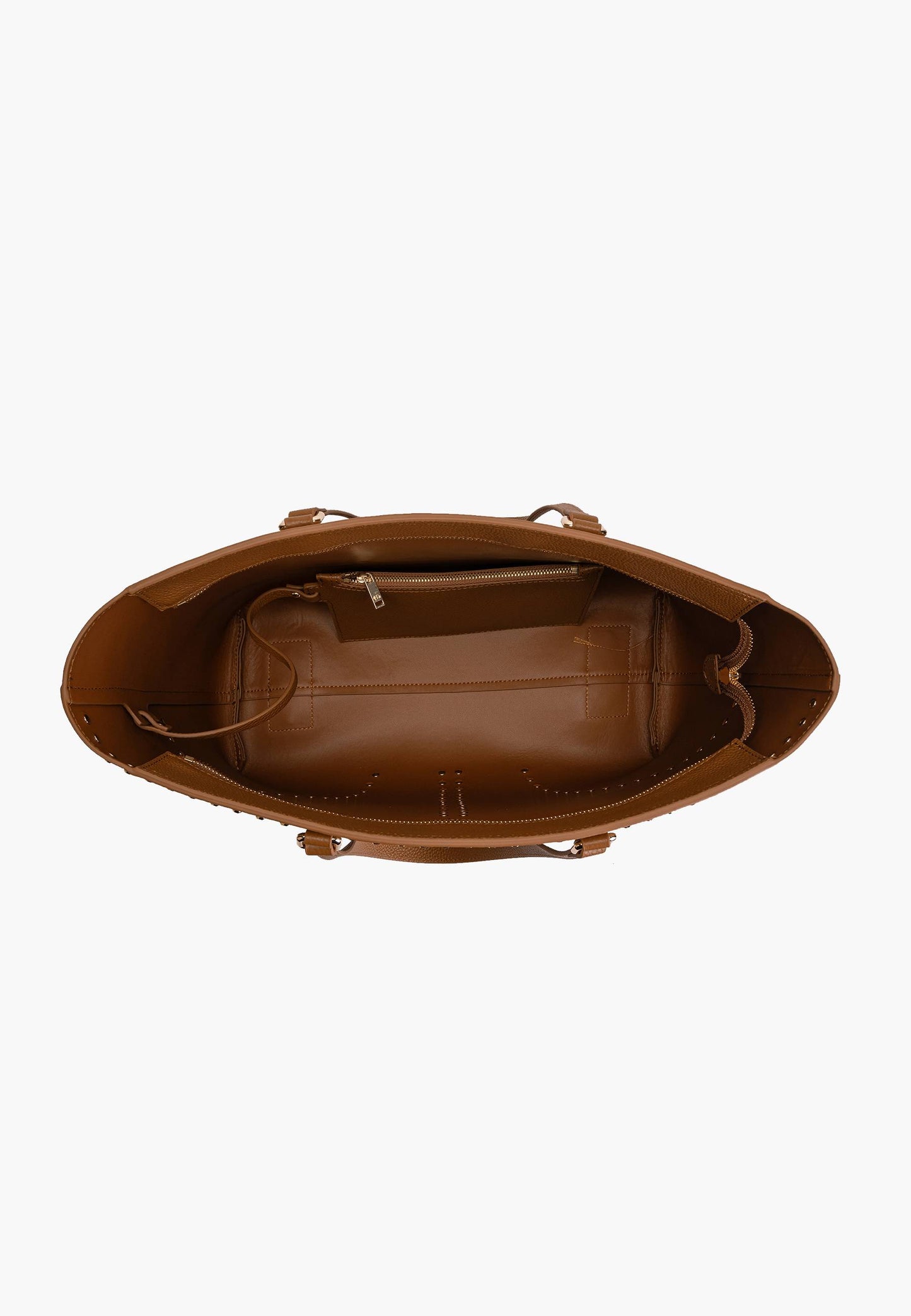 LA CARRIE - Shopping Bag Frivolous Cuoio