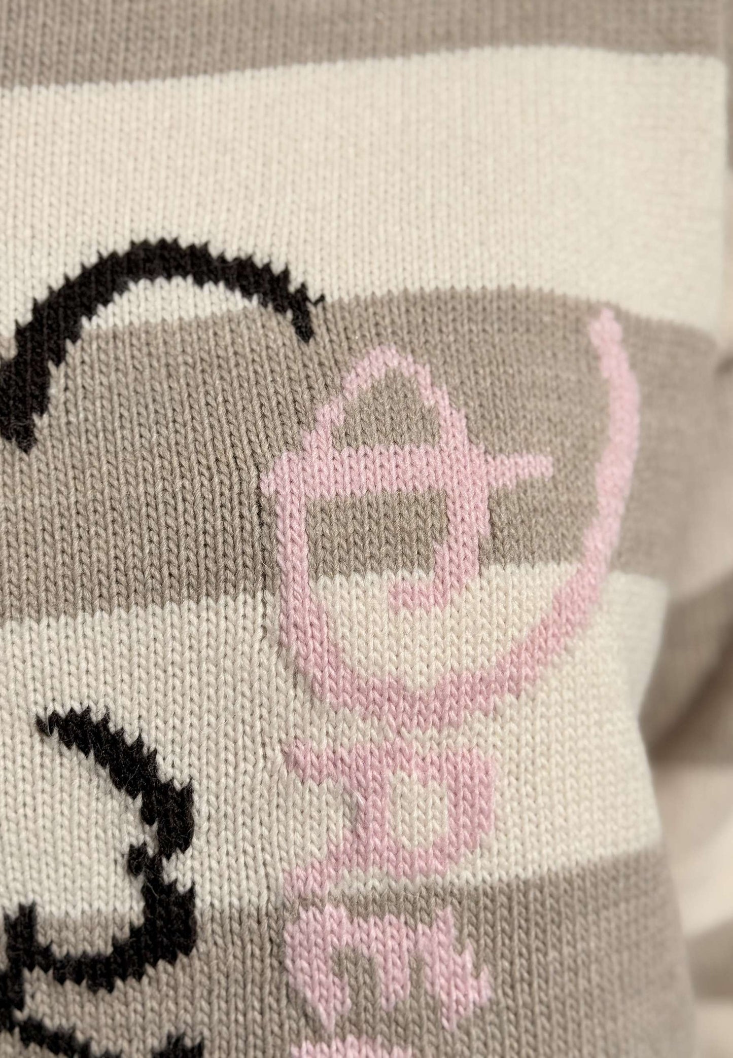MOTEL - Pullover A Righe Minnie