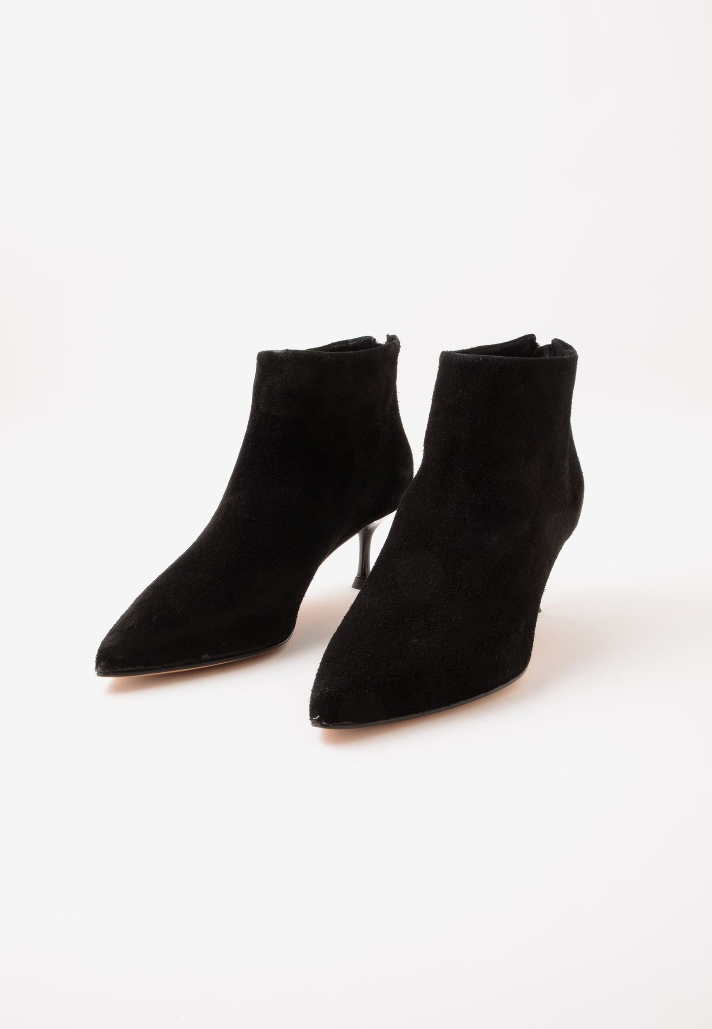 DIVINE FOLLIE - Stivaletto Zip Camoscio Nero