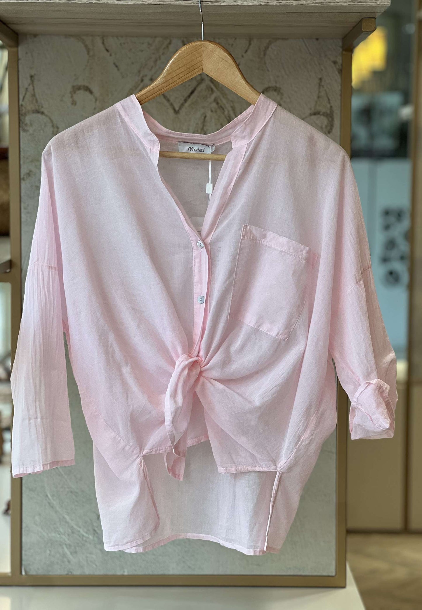 MOTEL - Camicia Mussola Rose