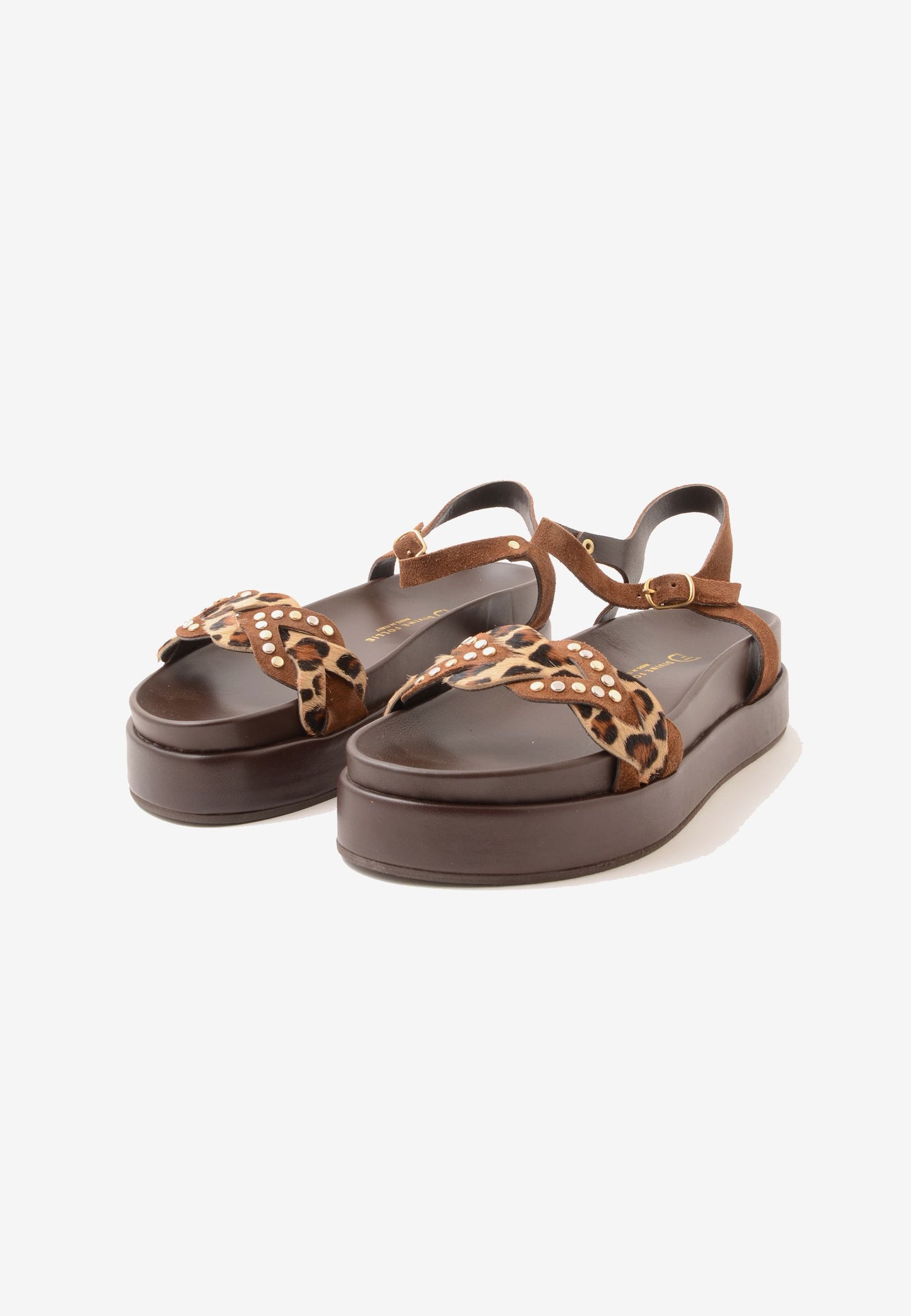 DIVINE FOLLIE - Sandalo Cavallino Marrone