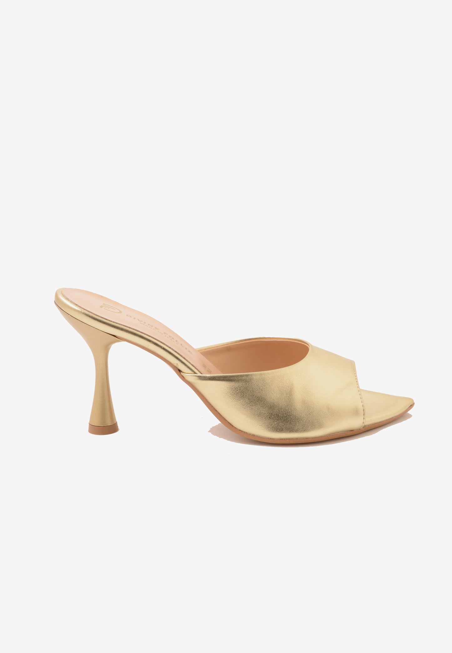 DIVINE FOLLIE - Sandalo Mules Oro