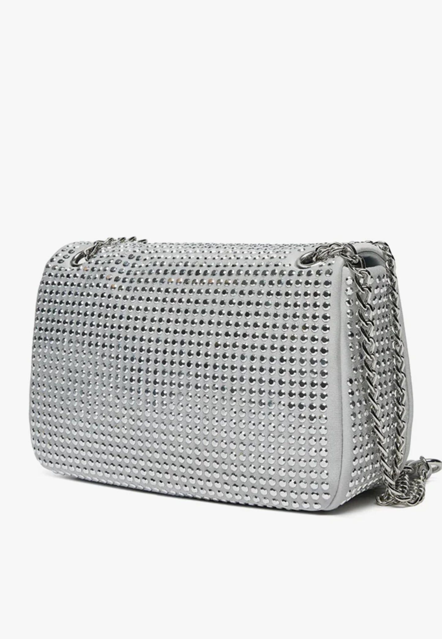 LOVE MOSCHINO - Borsa A Tracolla Sparkling Silver