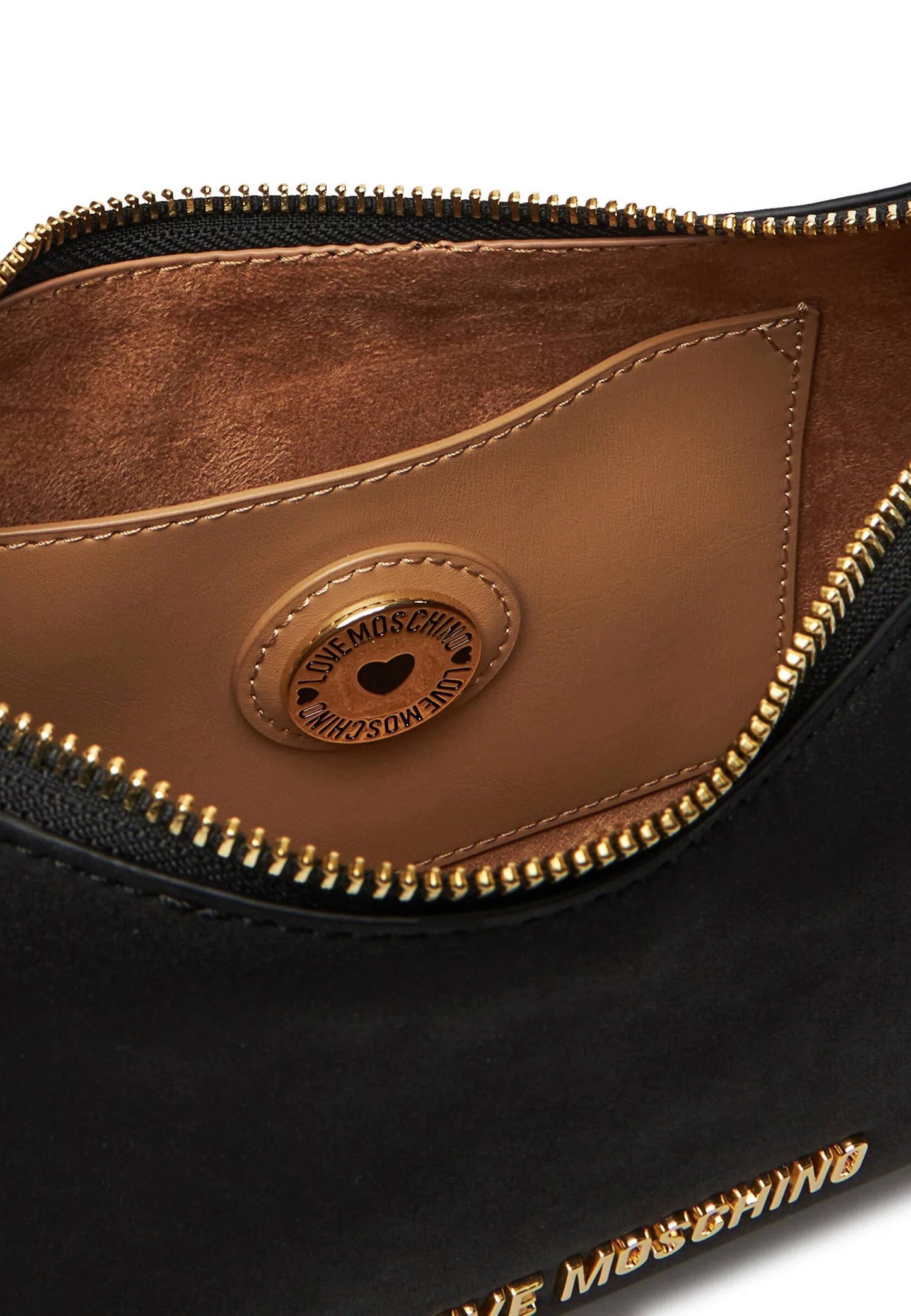 LOVE MOSCHINO - Borsetta A Spalla Soft Touch Nero