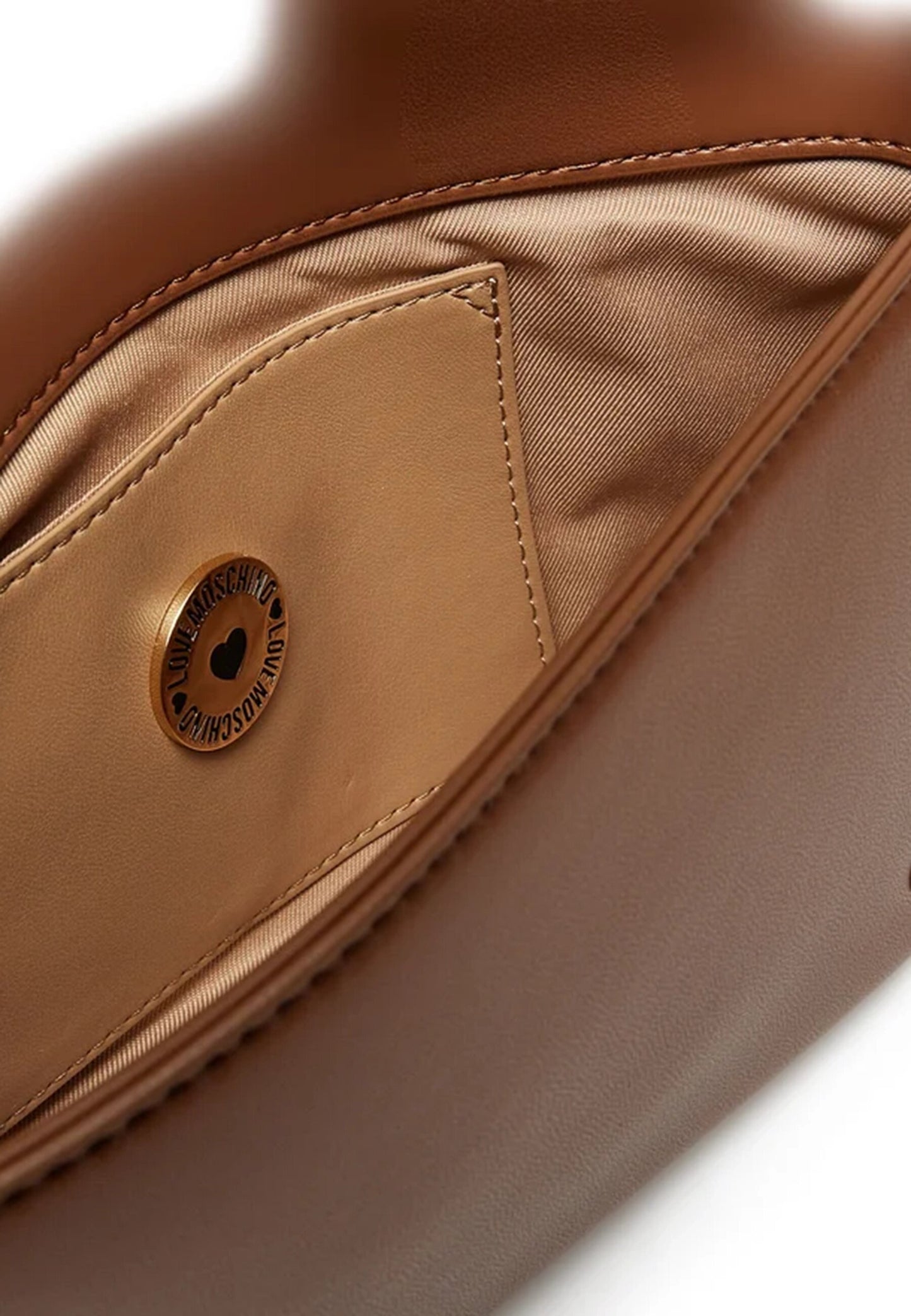 LOVE MOSCHINO - Borsetta A Spalla Cuore Cammello
