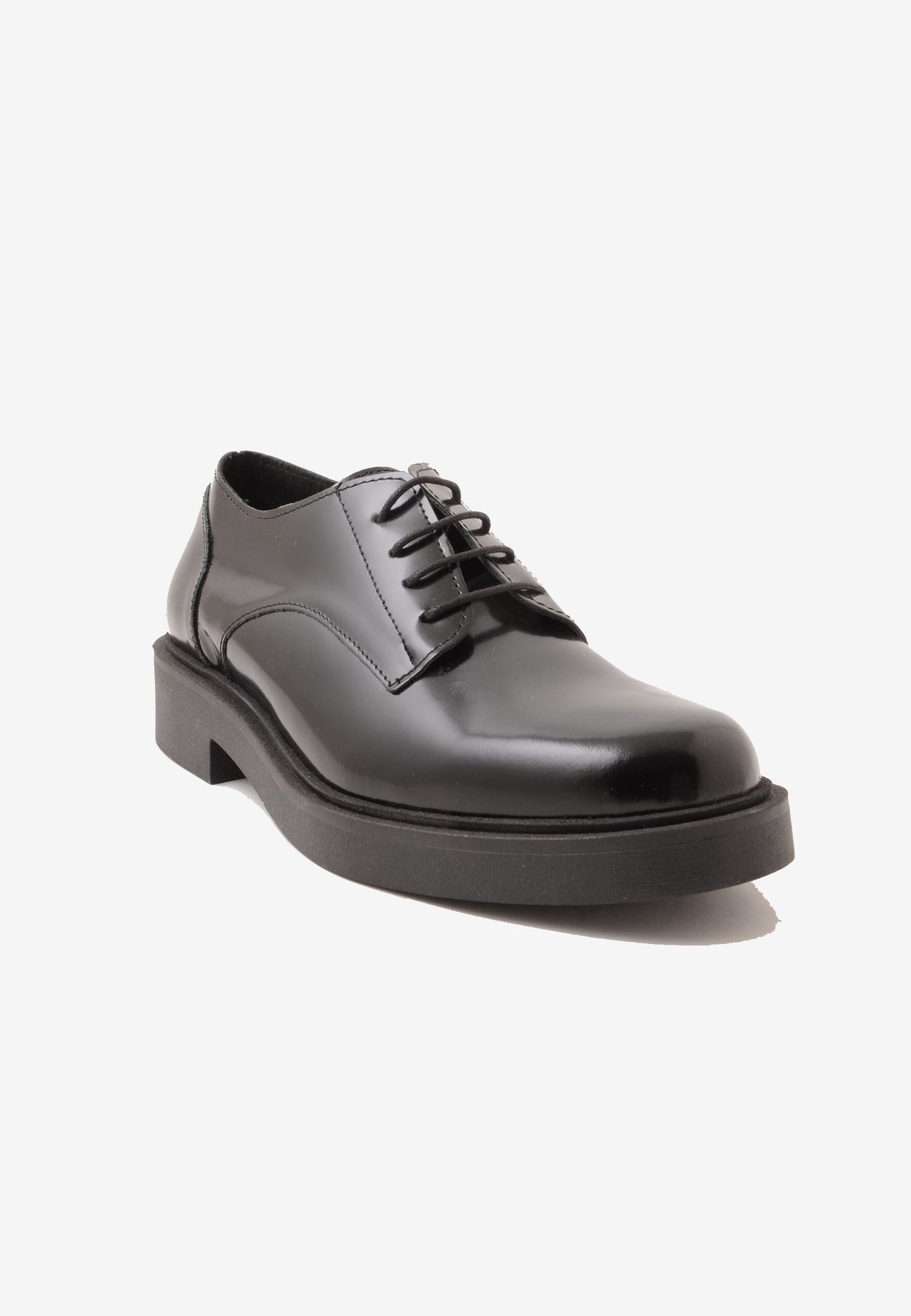 DIVINE FOLLIE - Scarpe Stringate In Pelle Spazzolata