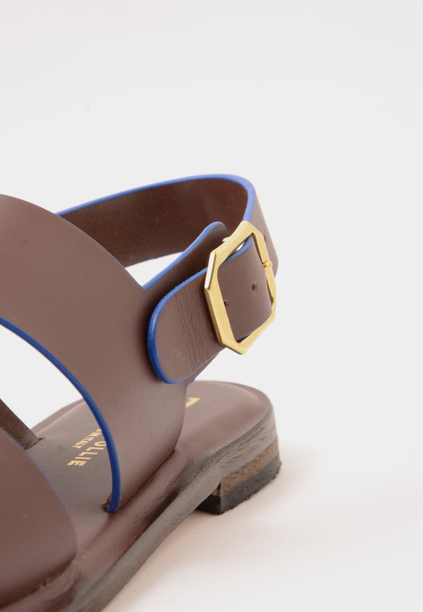 DIVINE FOLLIE - Sandalo Doppia Fascia Moro
