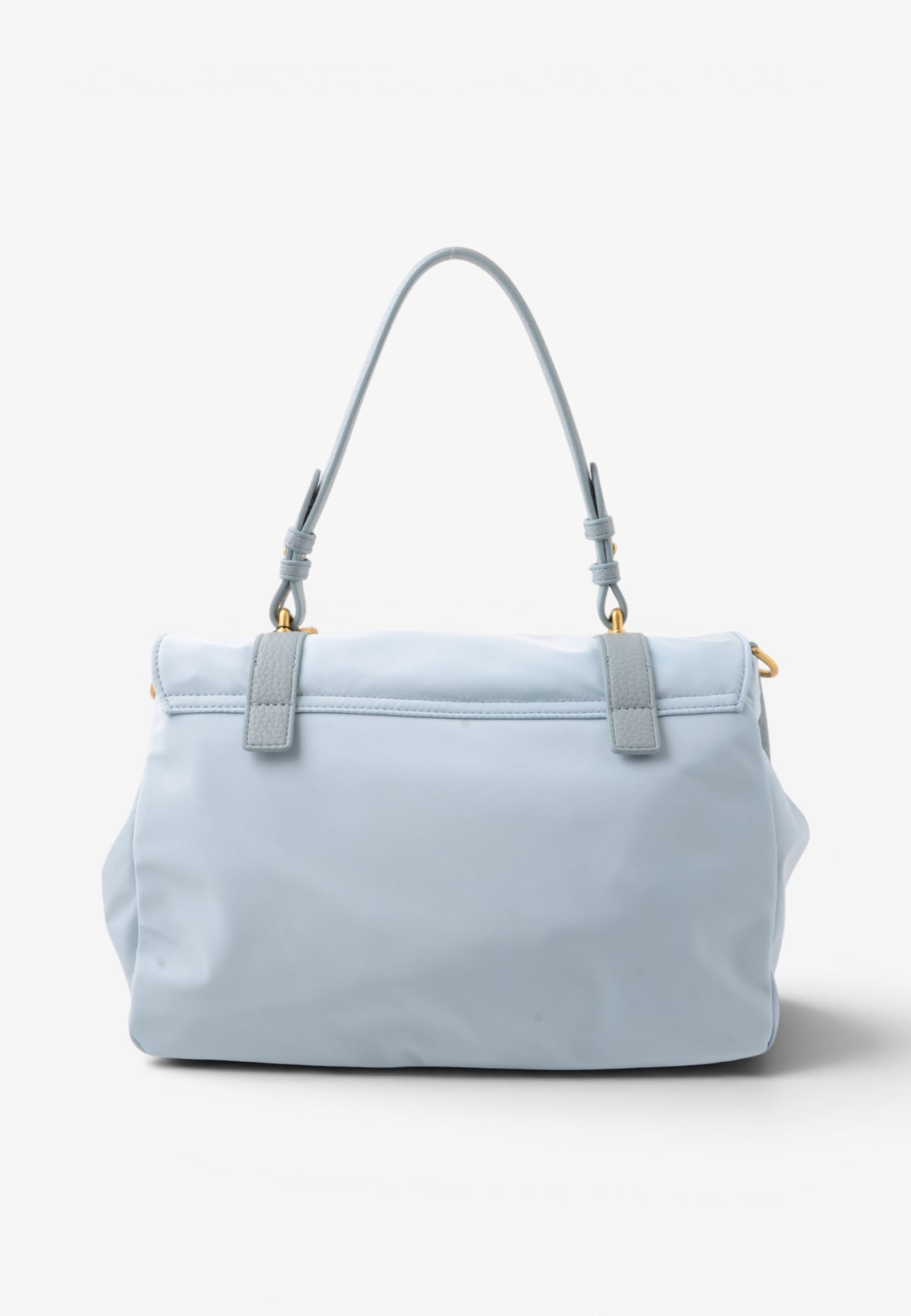 LA CARRIE - Shopping Bag DARK NYLON Cielo