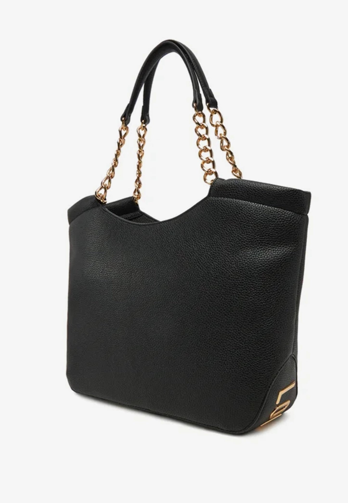 LOVE MOSCHINO - Shopping Bag Lettering Nero Gold
