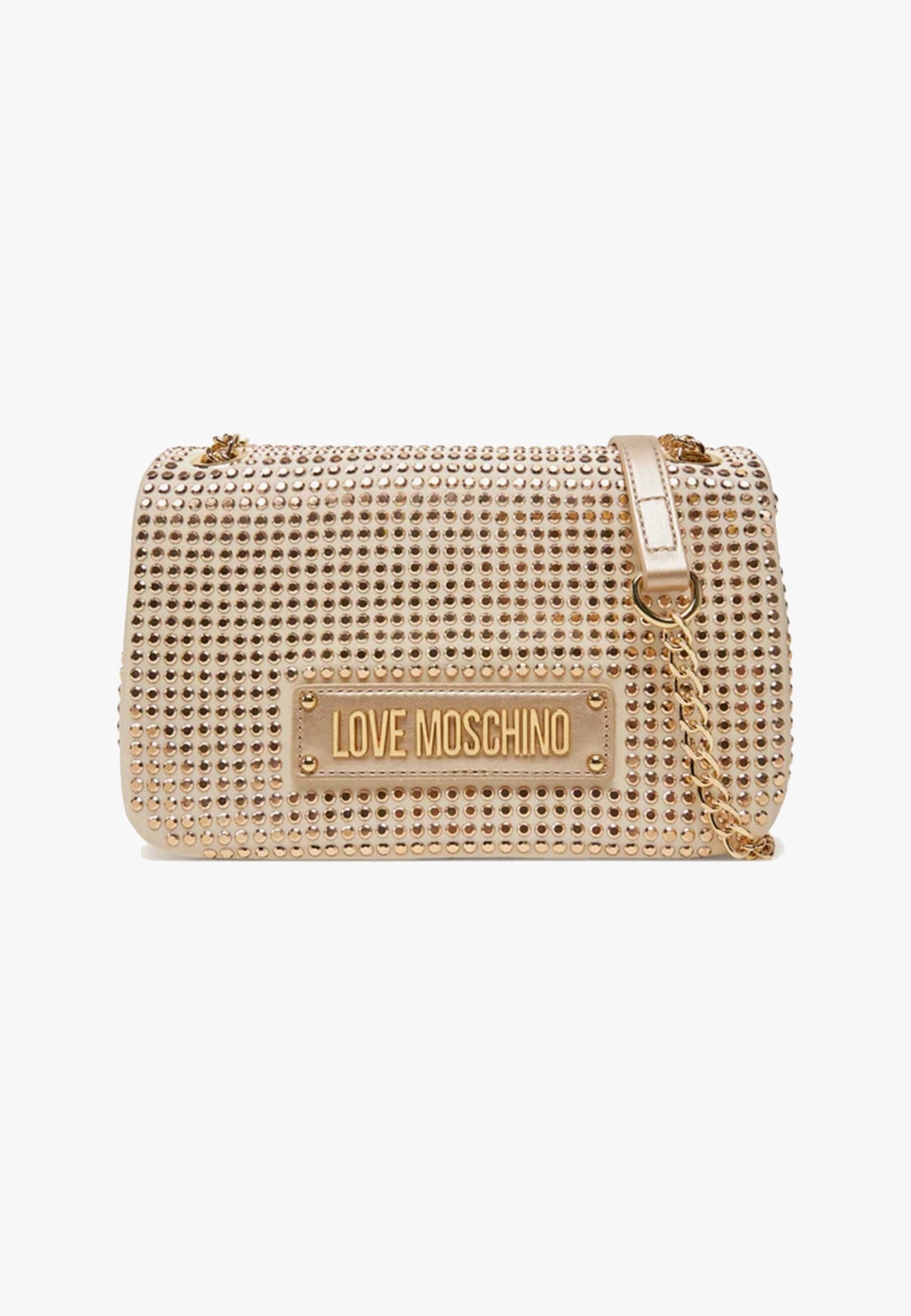 LOVE MOSCHINO - Borsa A Tracolla Sparkling Gold