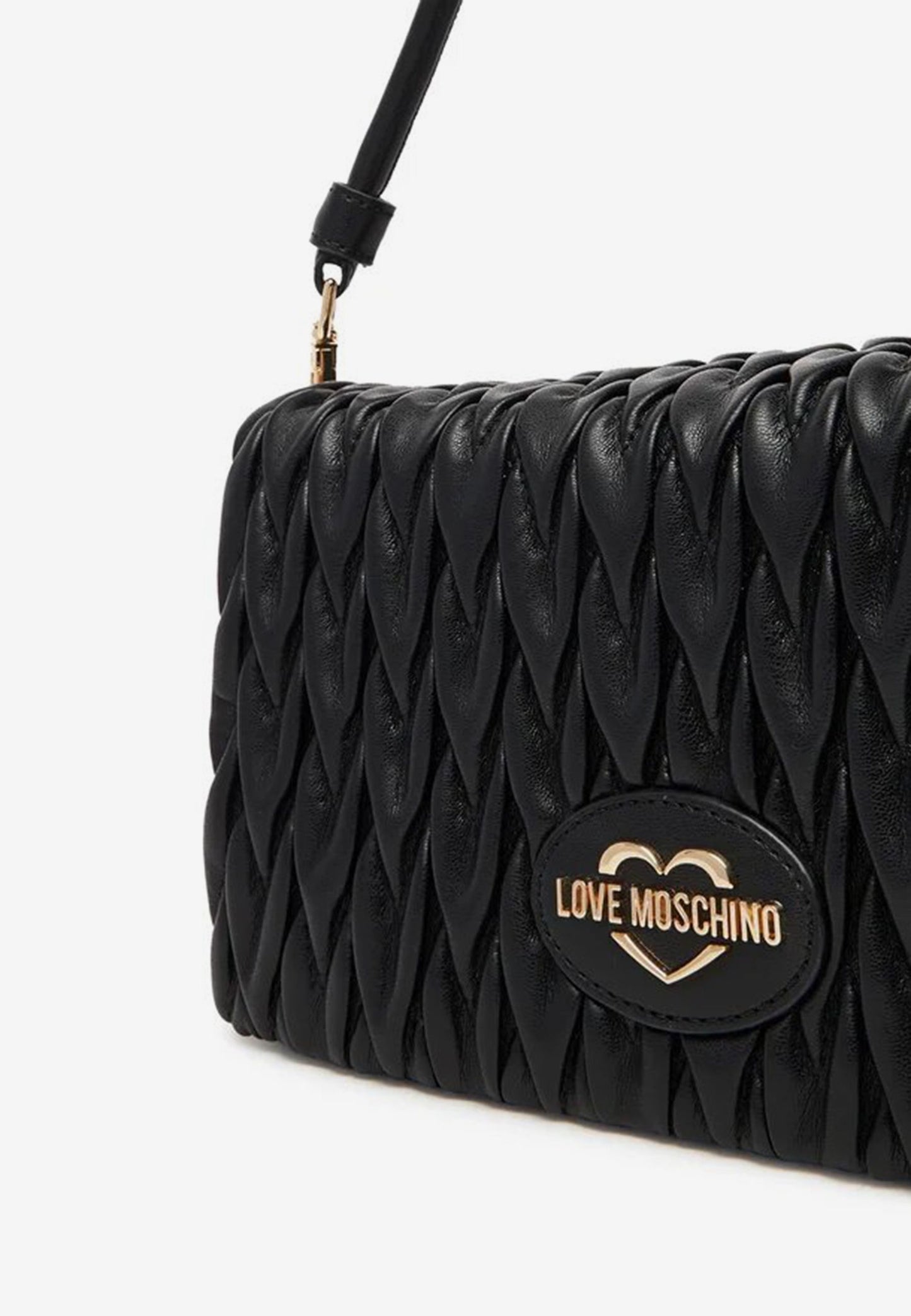 LOVE MOSCHINO - Borsa A Spalla Trapuntata Nero