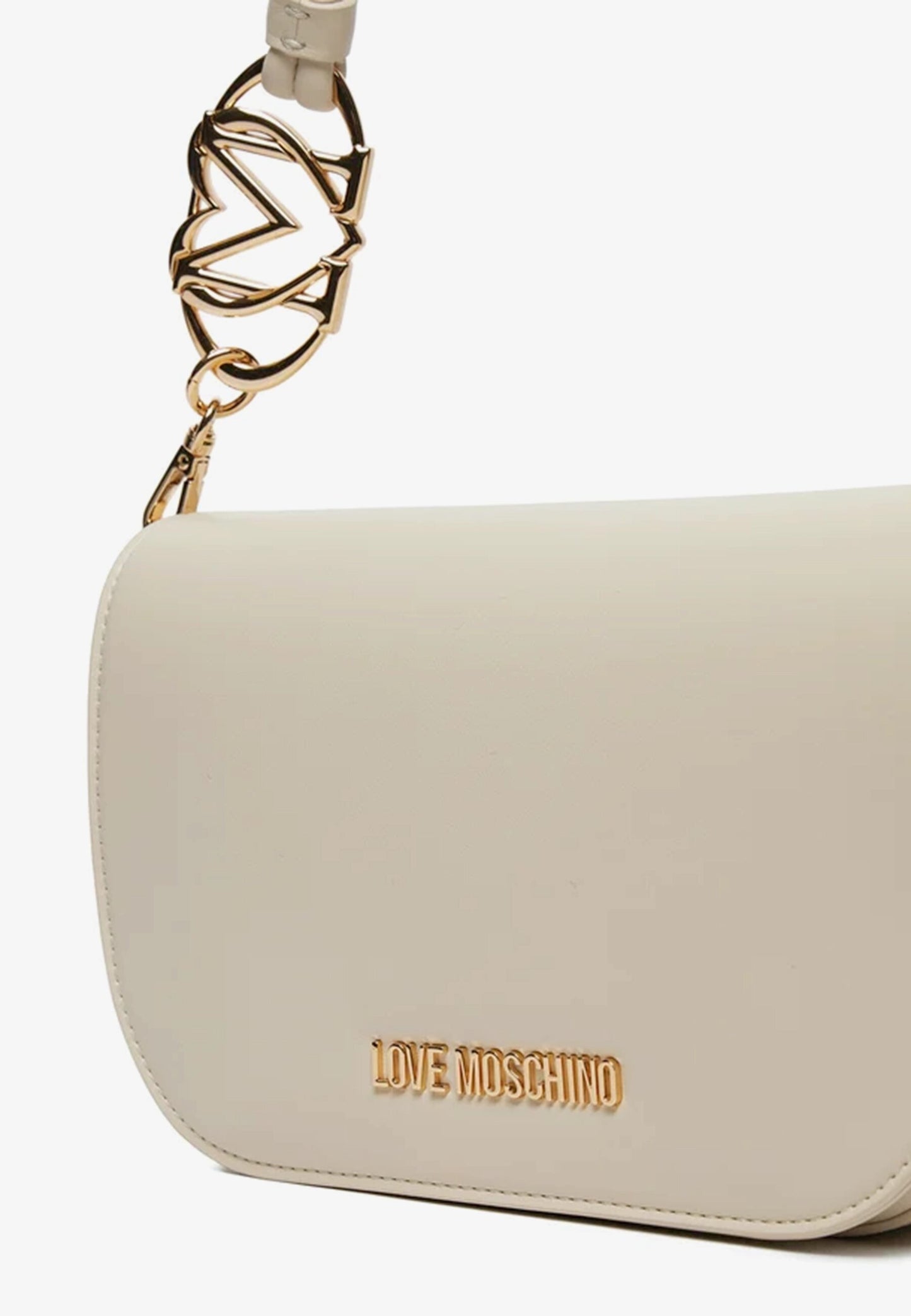 LOVE MOSCHINO - Borsetta A Spalla Cuore Avorio