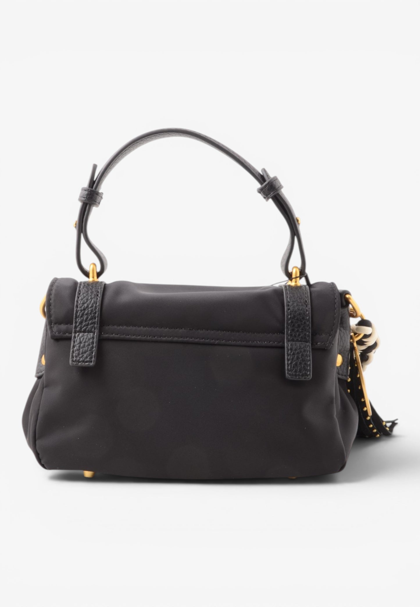 LA CARRIE - Borsa Satchel Dark Nylon Nero