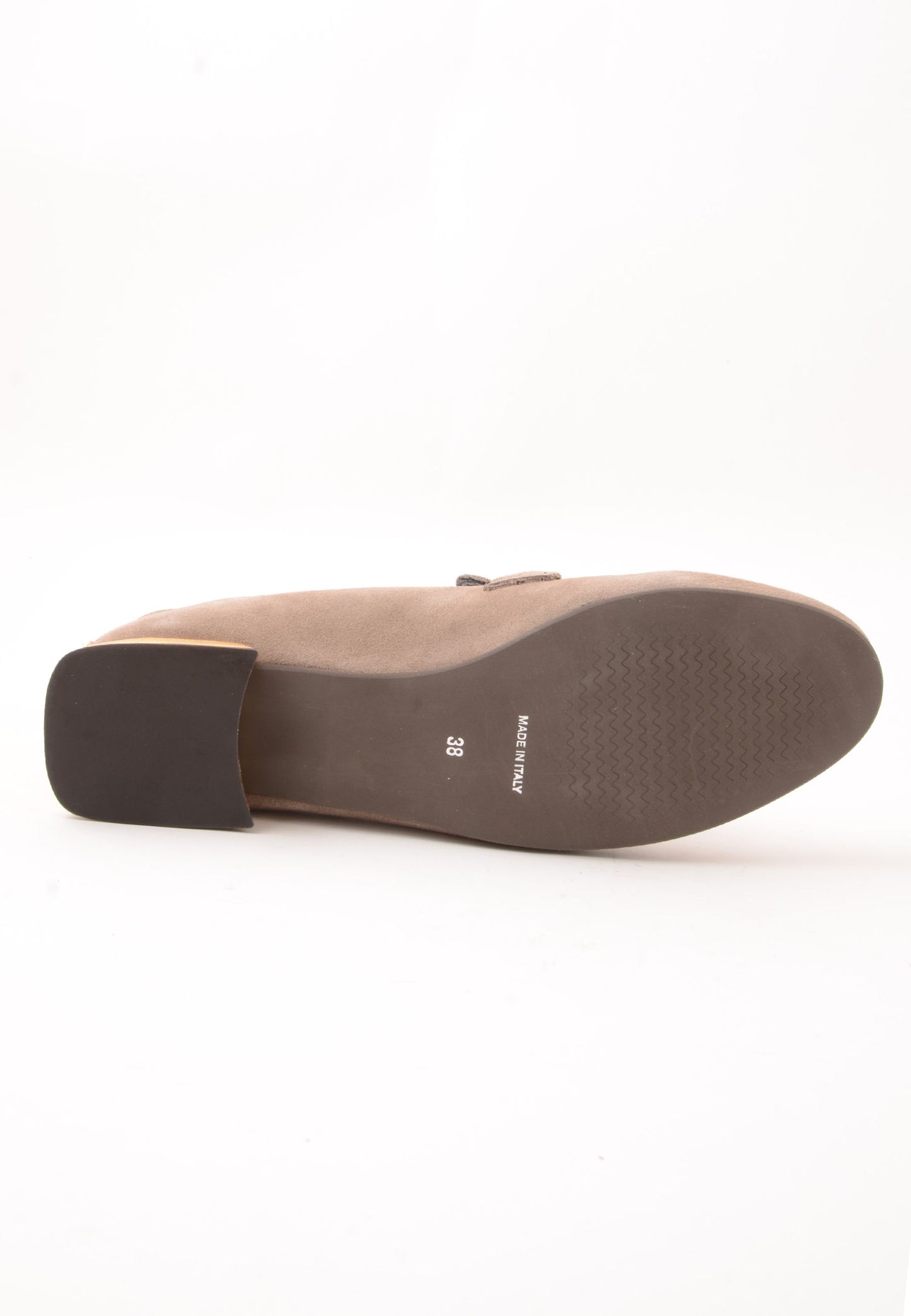 DIVINE FOLLIE - Mocassino Morsetto Camoscio Taupe