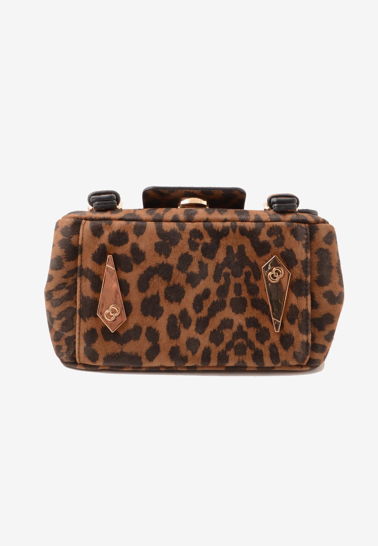 LA CARRIE - Borsa A Mano Animalier Leopardato