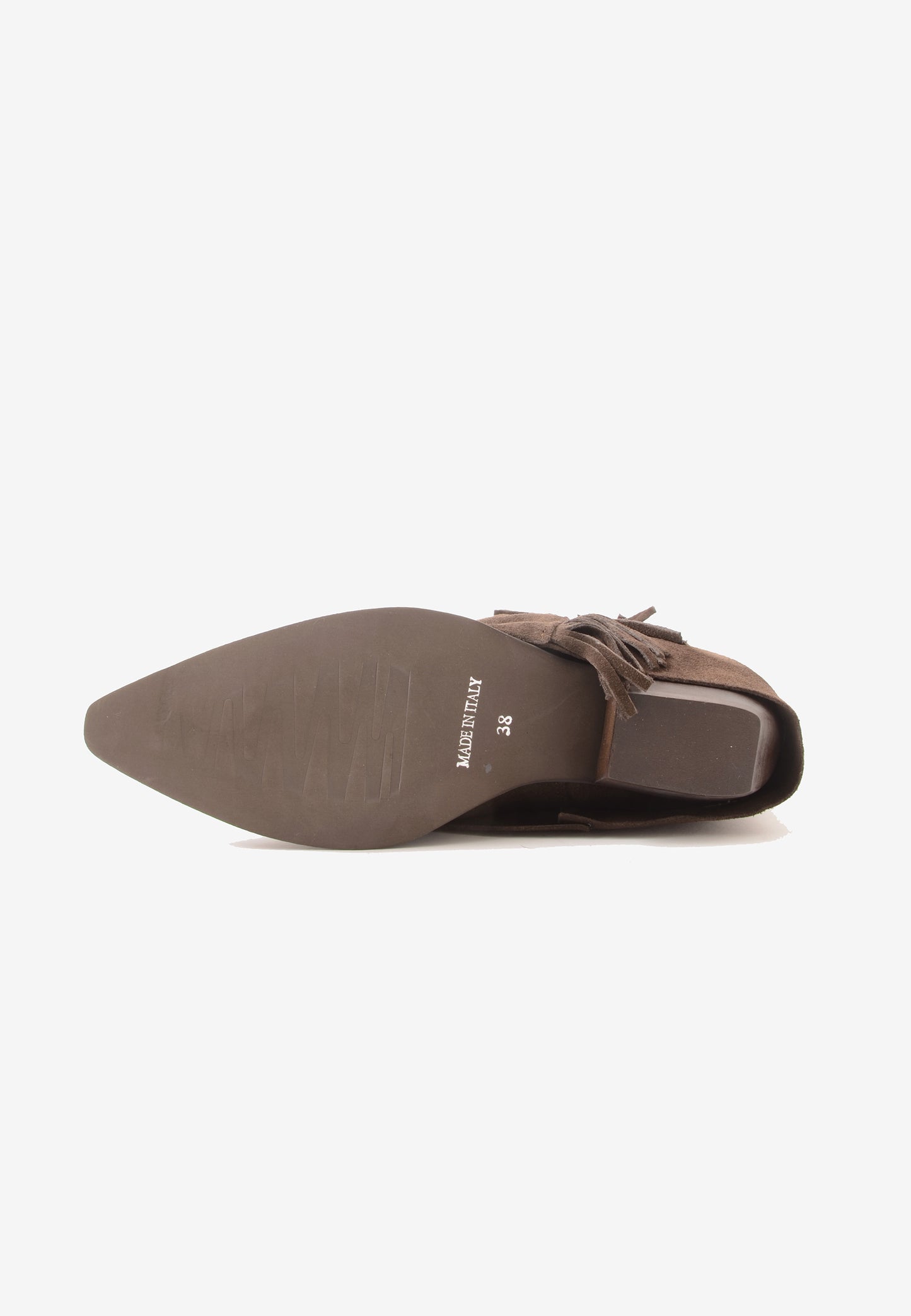 DIVINE FOLLIE - Stivale Camoscio Ricamo Etnico Moro