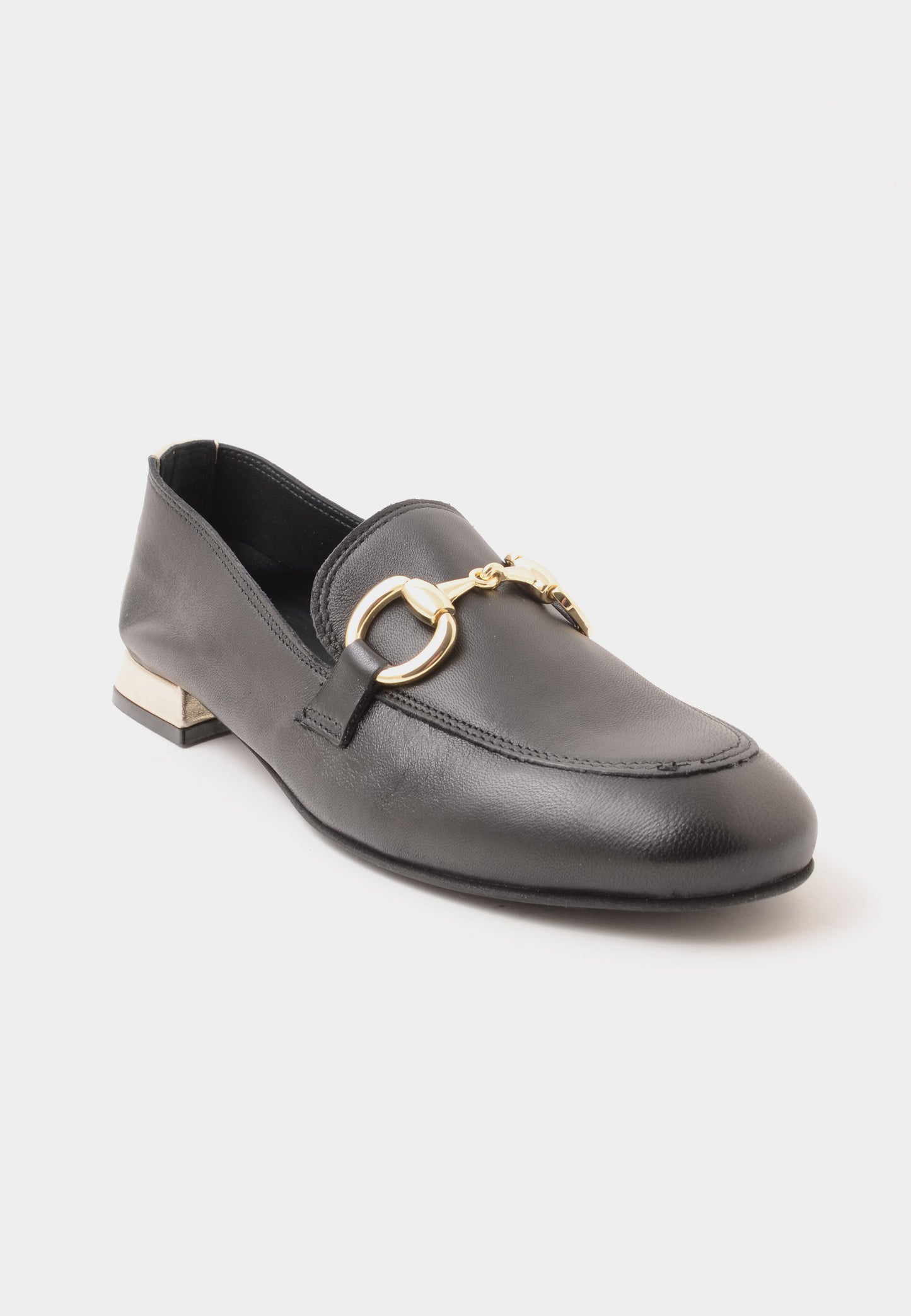 DIVINE FOLLIE - Mocassino Morsetto In Nappa Nero