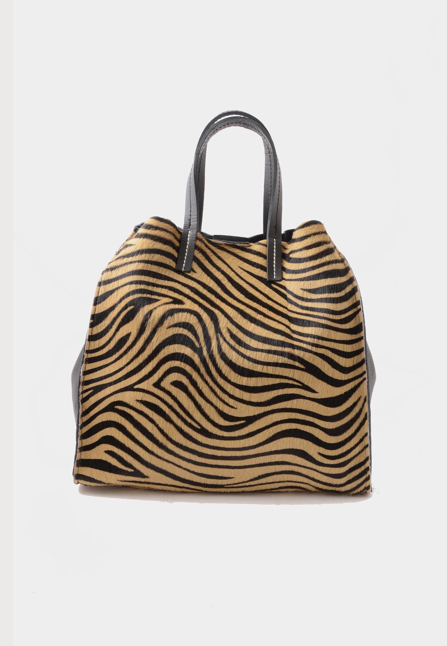 NUNZIA - Tote Bag Cavallino SOFIA Zebrato