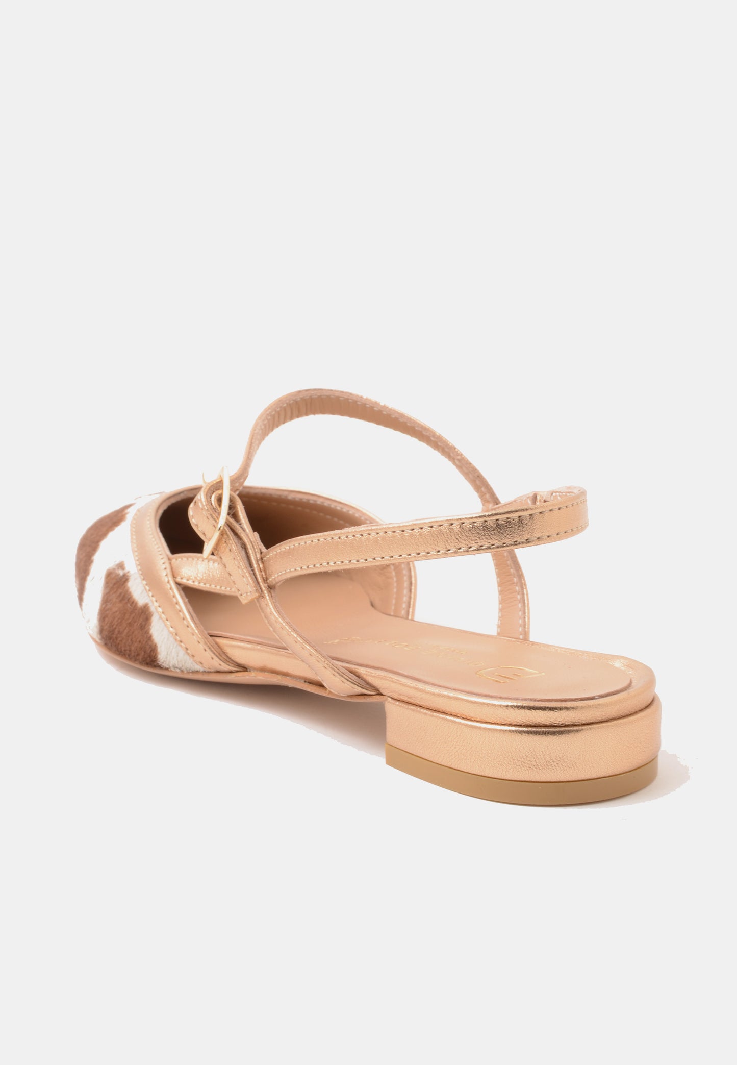 DIVINE FOLLIE - Slingback Cavallino Muccato Oro