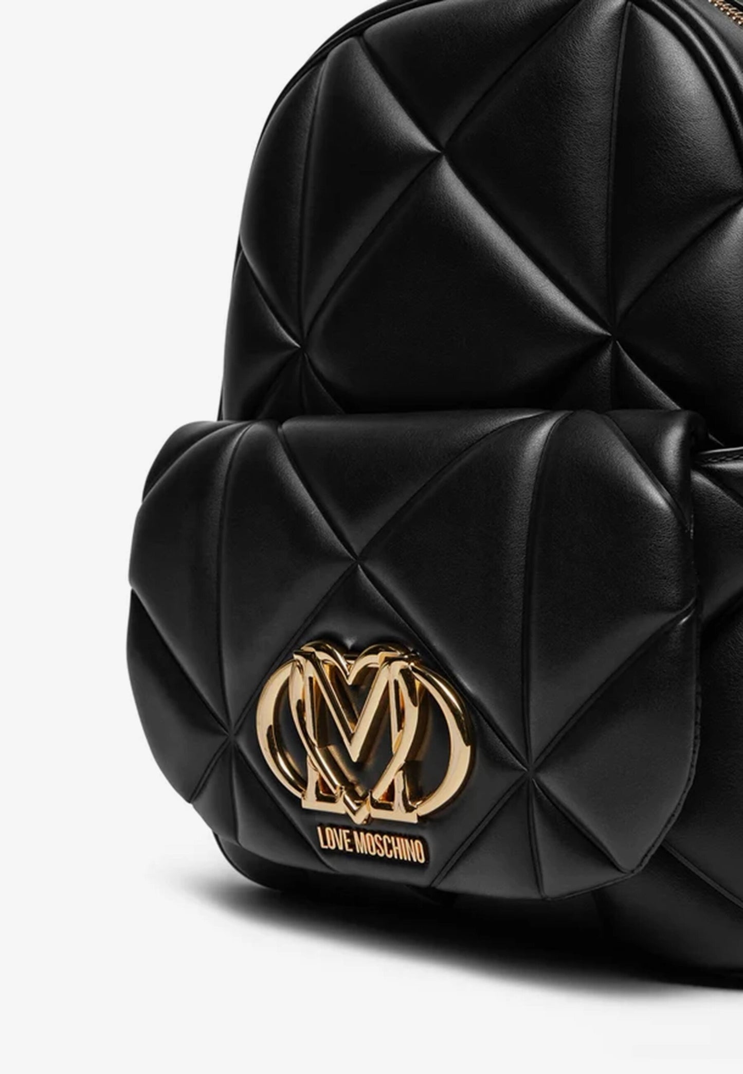 LOVE MOSCHINO - Zaino Embossed Nero