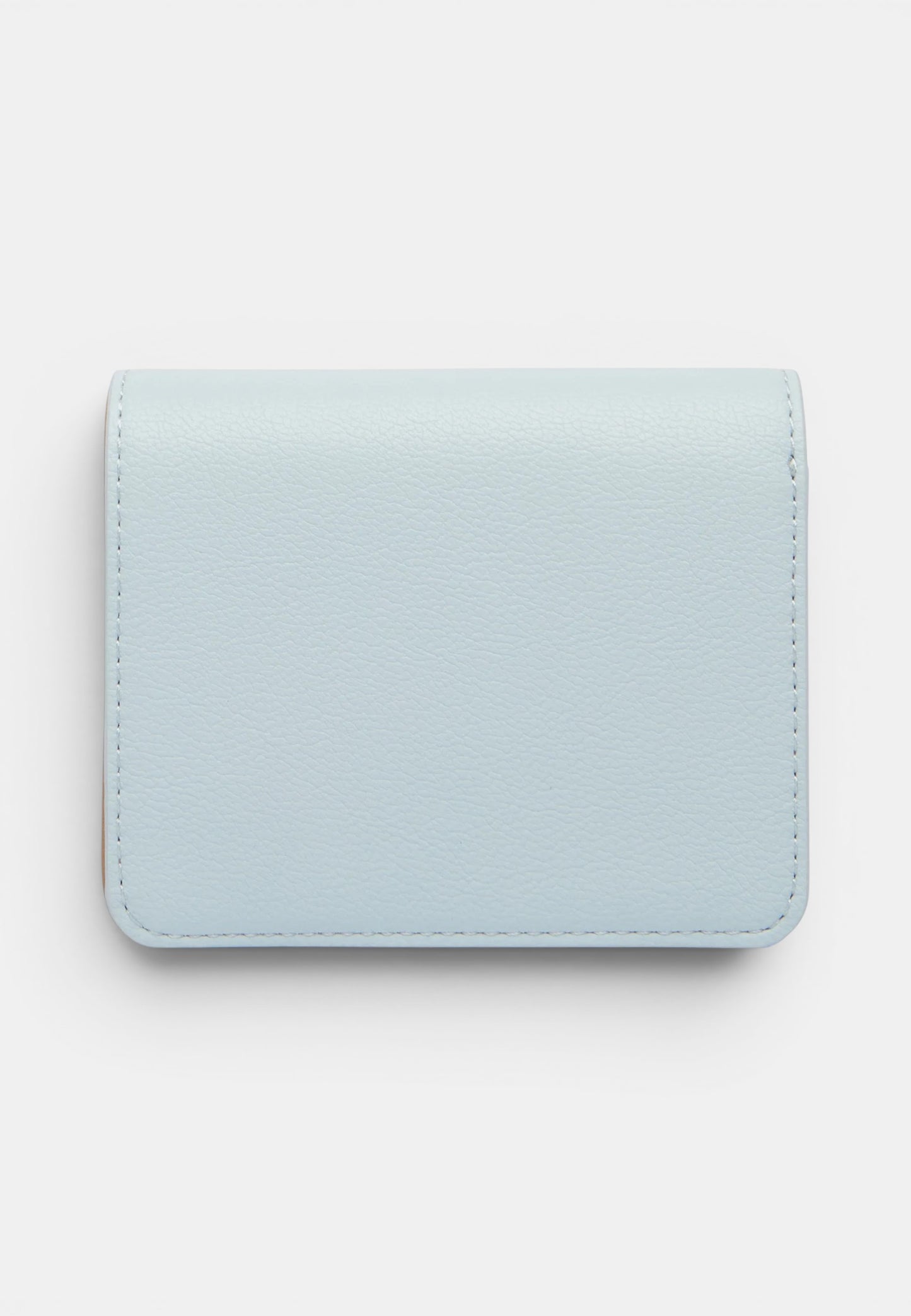 LOVE MOSCHINO - Portafoglio Trifold Cuore Celeste