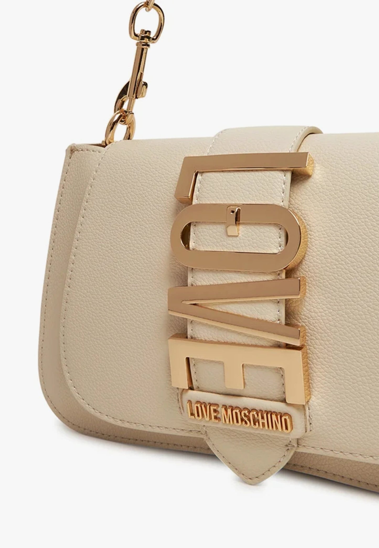 LOVE MOSCHINO - Borsa A Spalla Bold Love Avorio