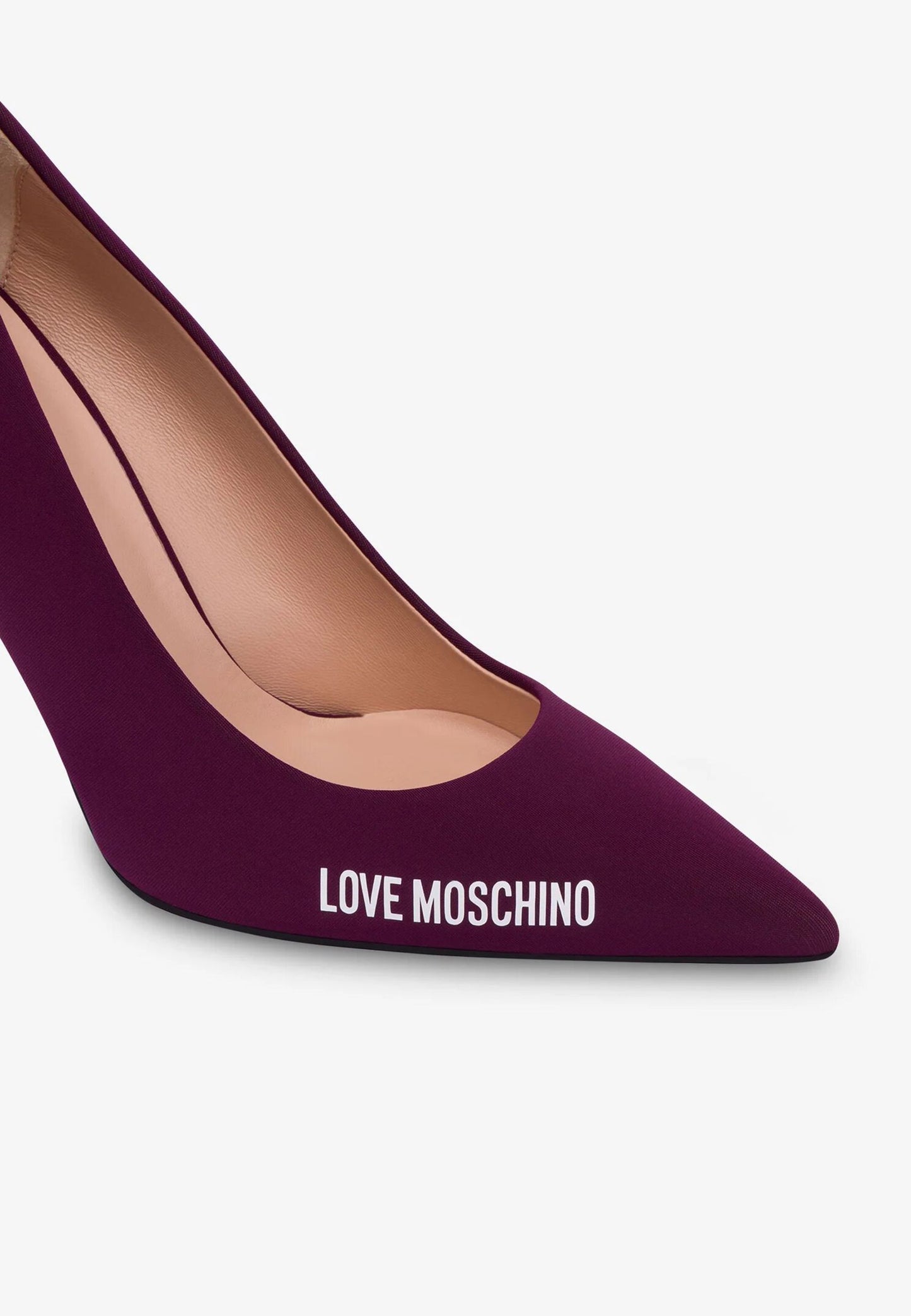 LOVE MOSCHINO - Décolleté In Neoprene Burgundy