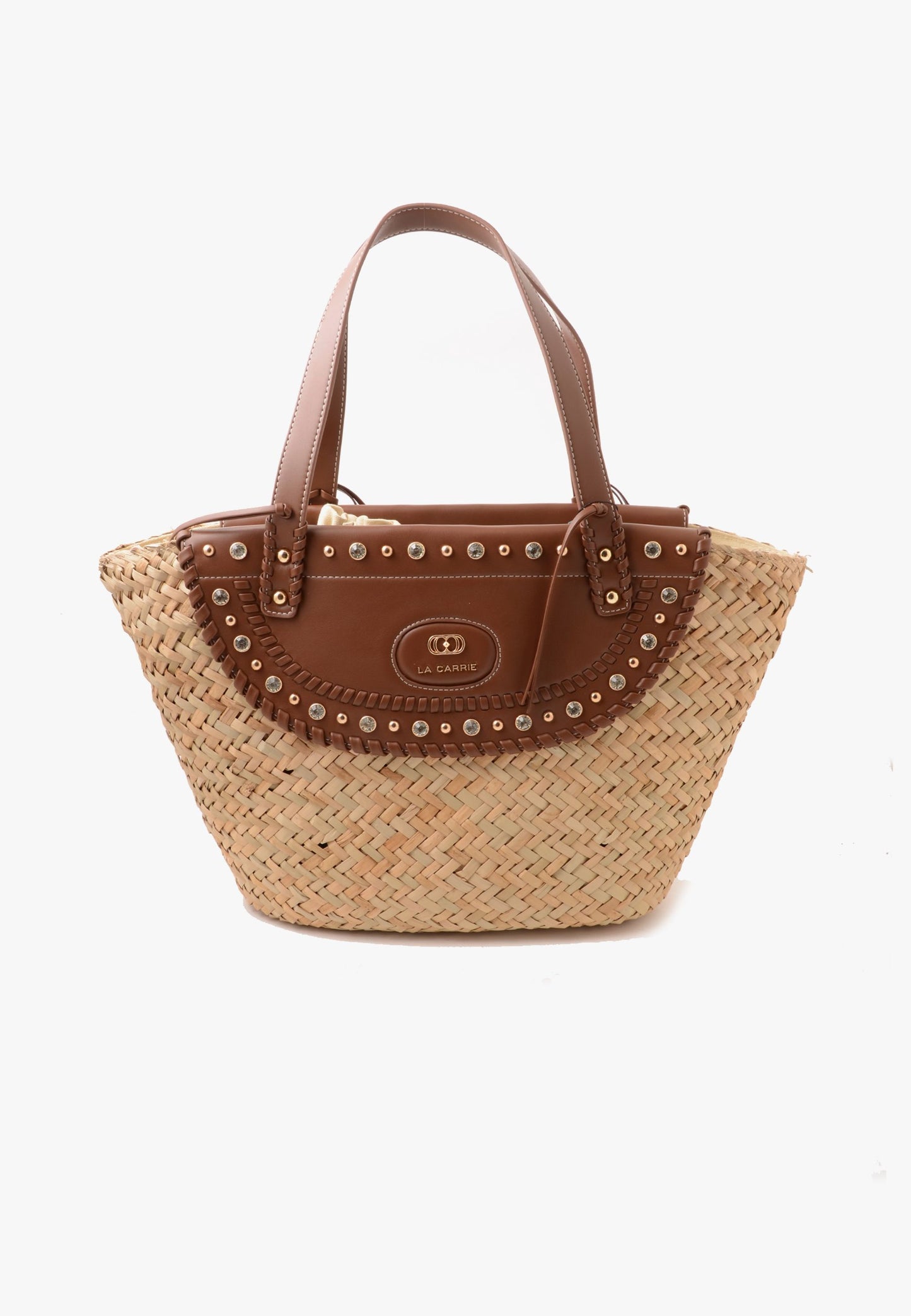 LA CARRIE - Shopping Bag Paglia Seasalt Marrone