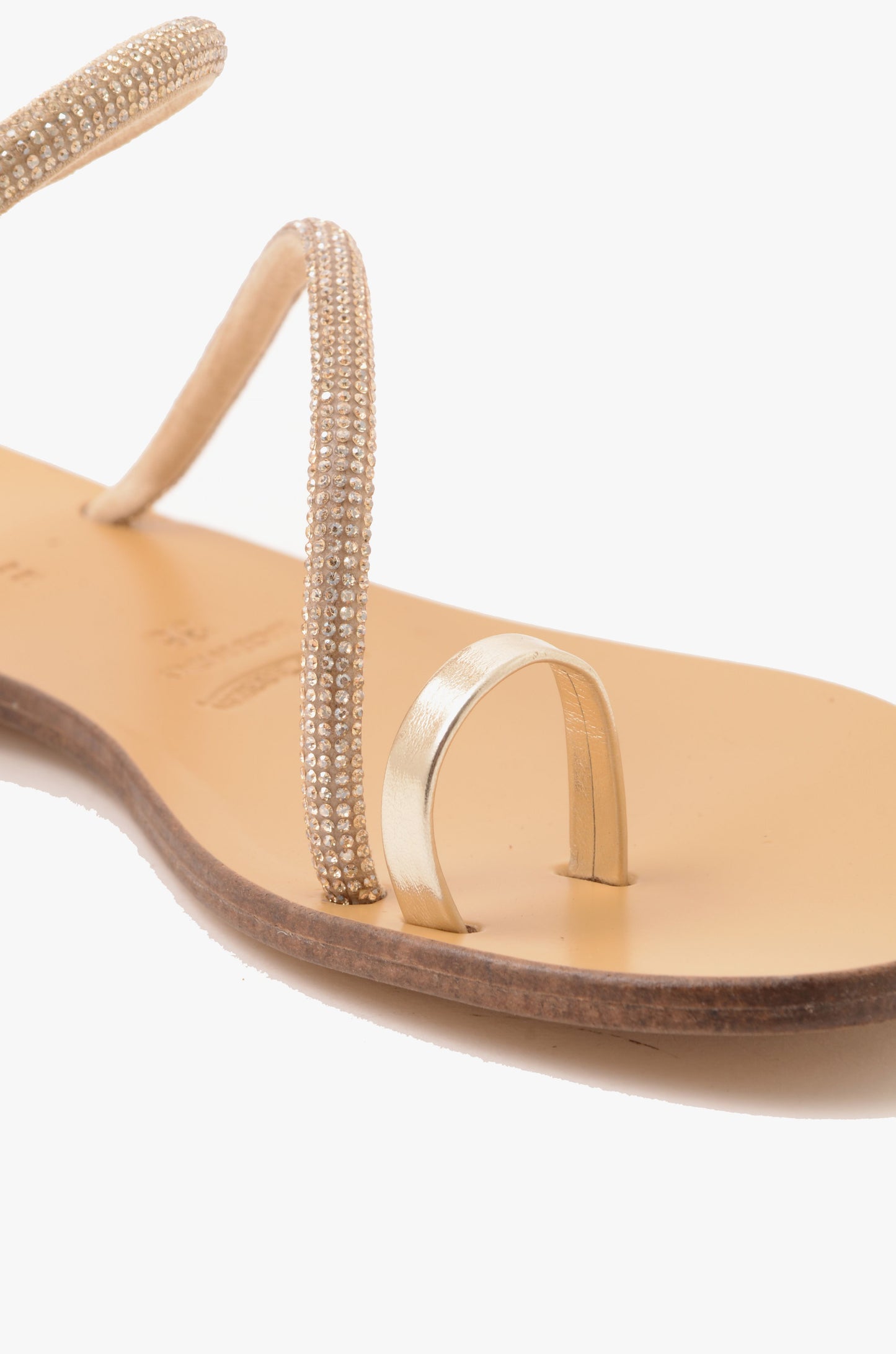 DIVINE FOLLIE - Sandalo Strass Champagne