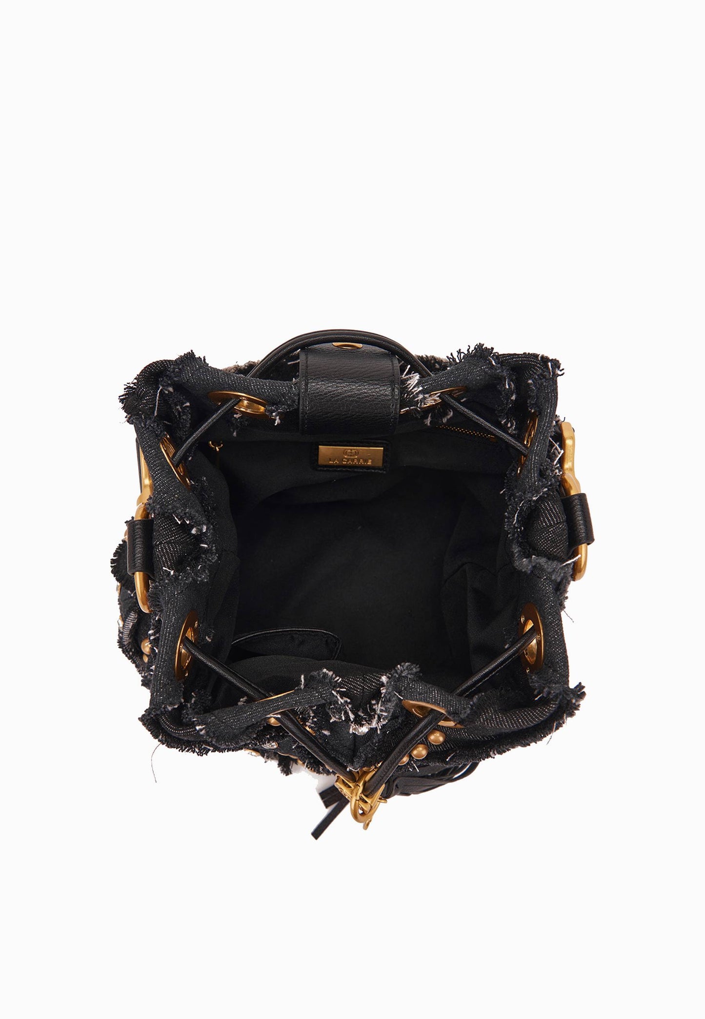LA CARRIE - Secchiello Mirror Jeans Nero