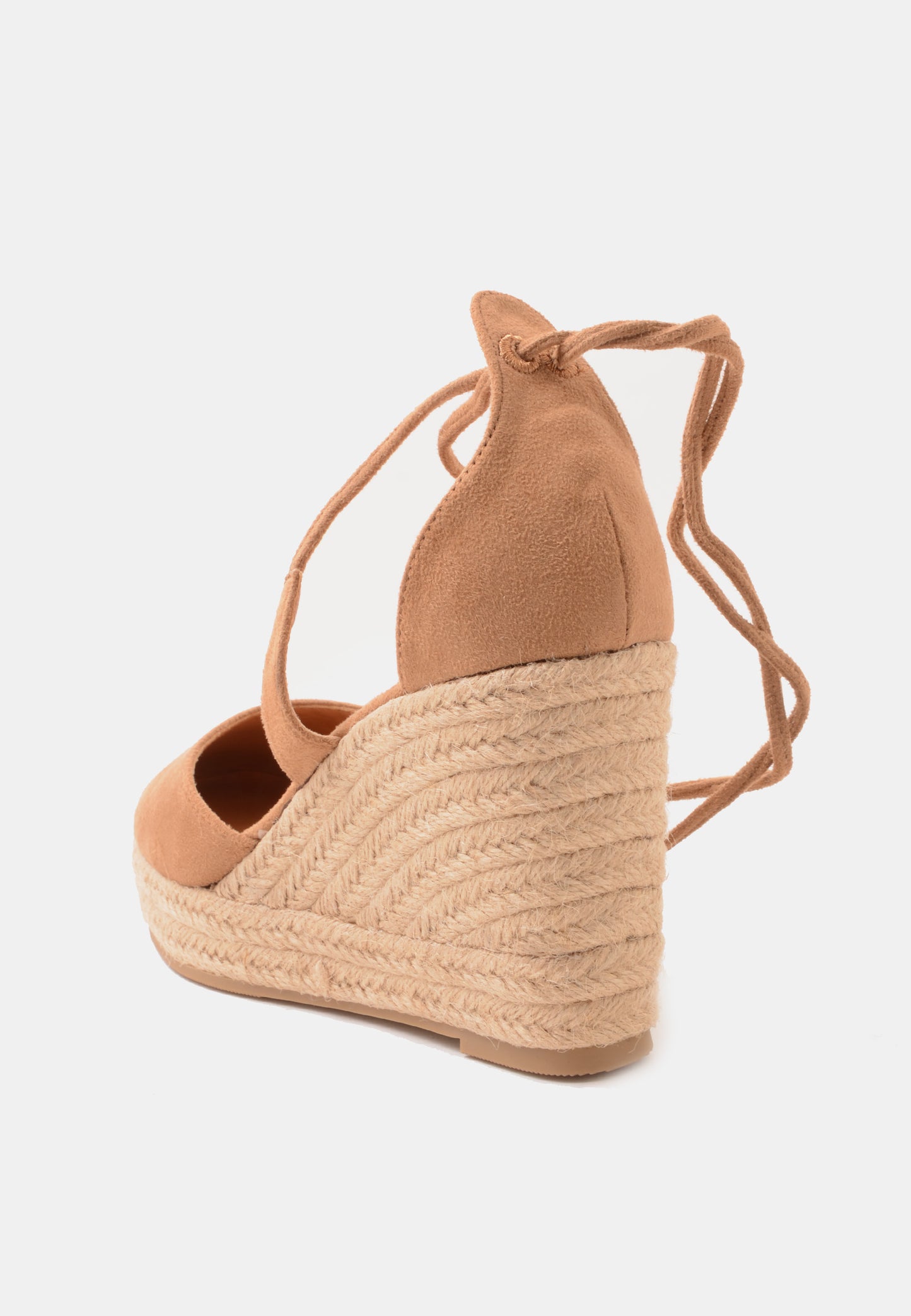 DIVINE FOLLIE - Espadrillas Zeppa Camoscio Nocciola