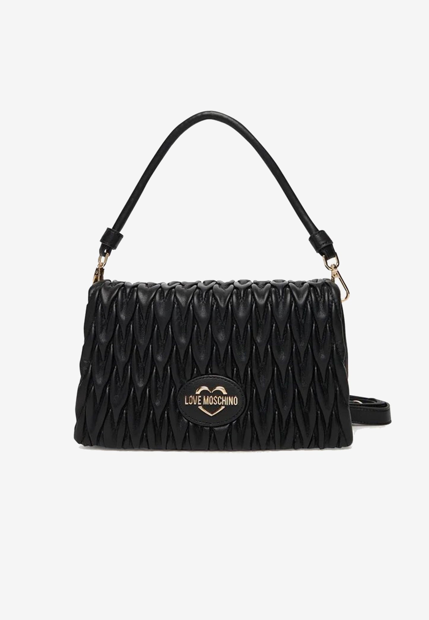LOVE MOSCHINO - Borsa A Spalla Trapuntata Nero