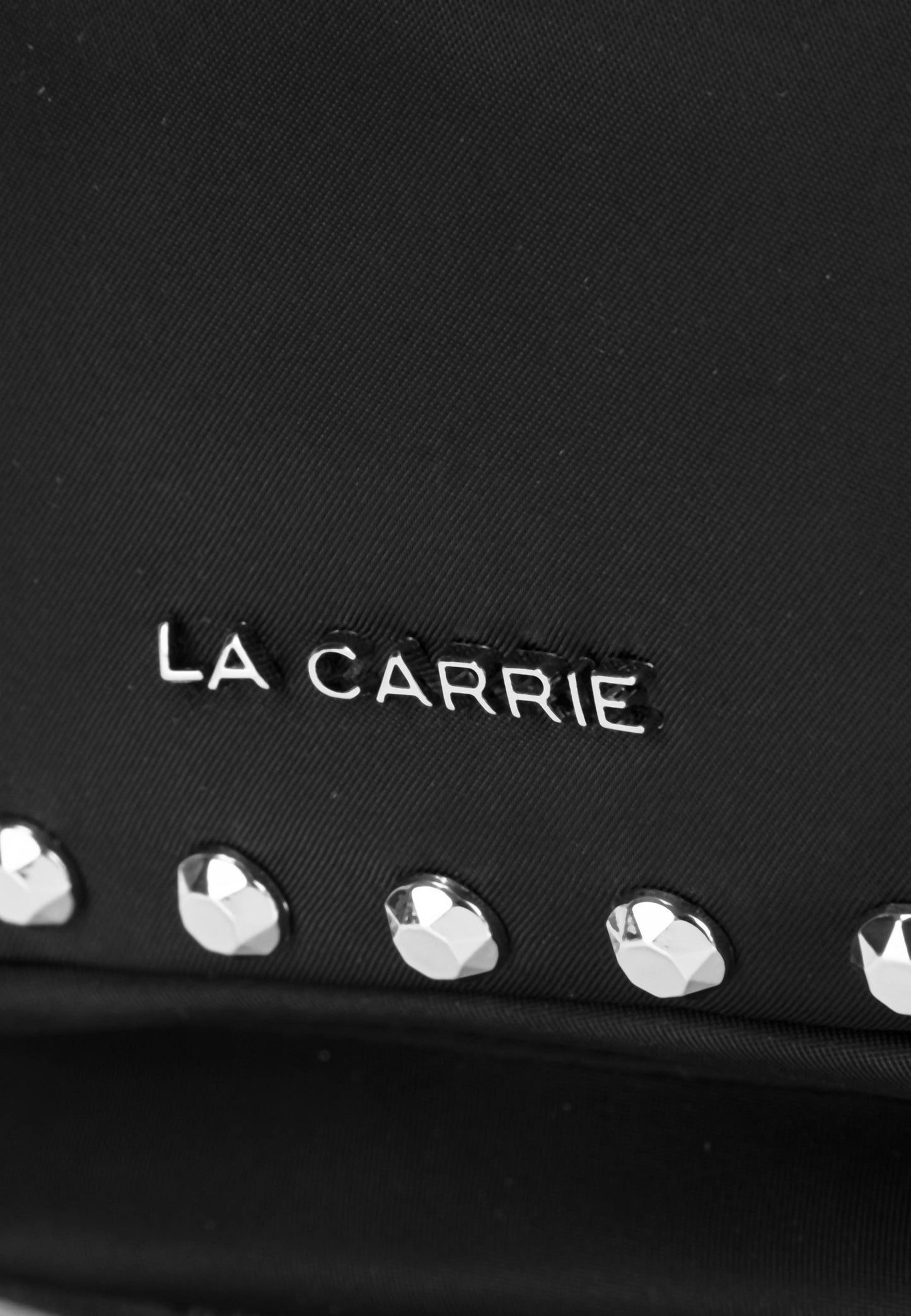 LA CARRIE - Secchiello Dark Nylon Borchie Nero