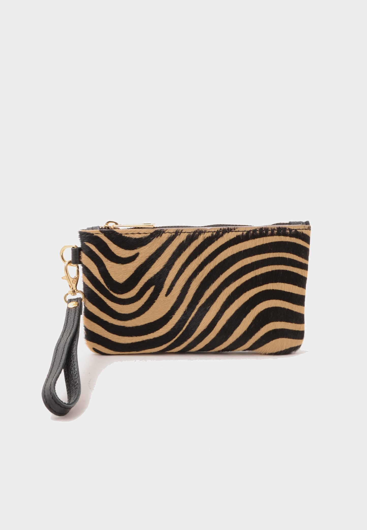 NUNZIA - Portafoglio In Cavallino GIADA Zebra Nero